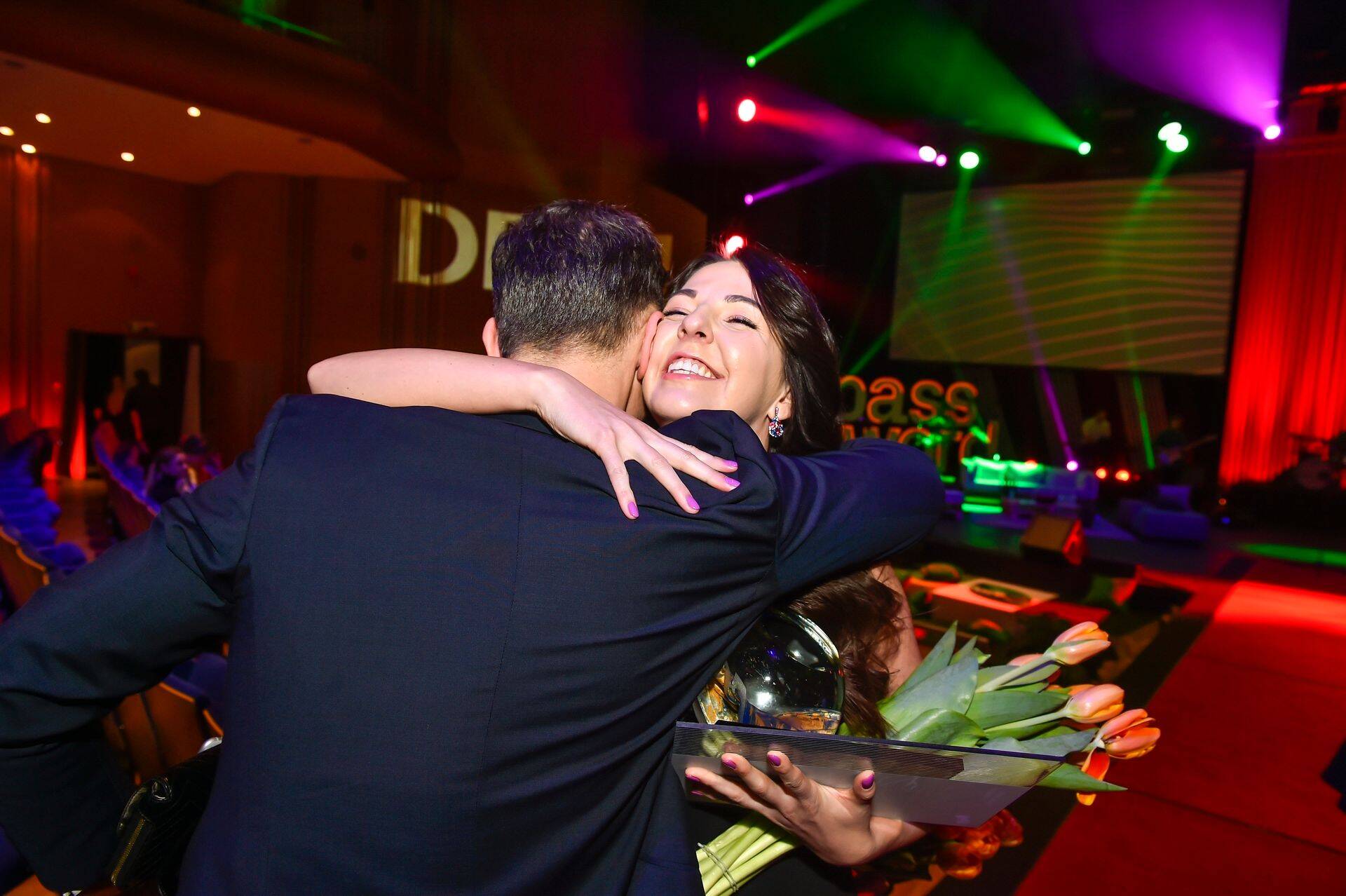 Coop Panga turundusjuht Tiina Tali esimesed emotsioonid vahetult pärast aasta turundusteo grand prix võitmist.