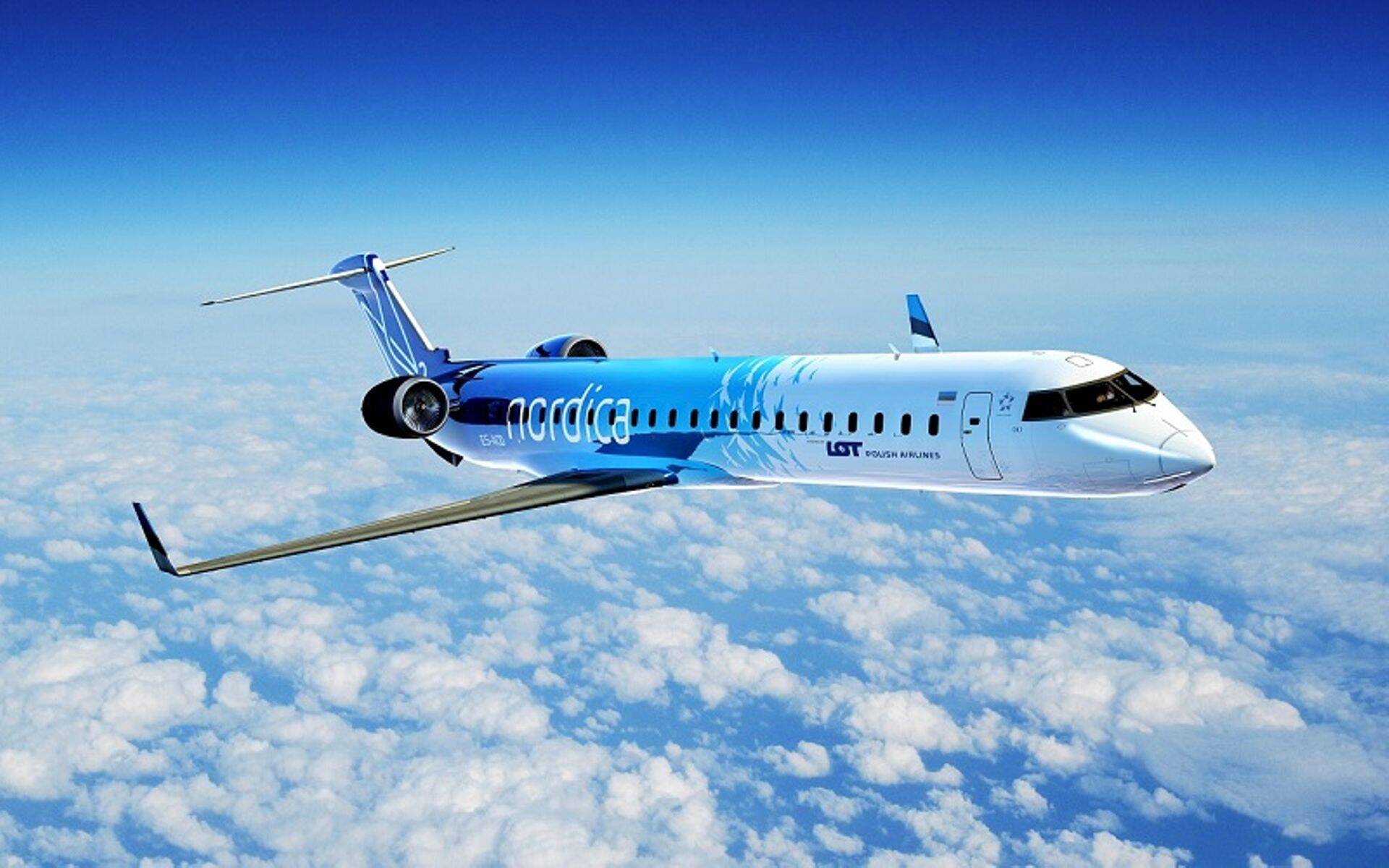 Peamiselt teenindavad Nordica liine hetkel CRJ900d.