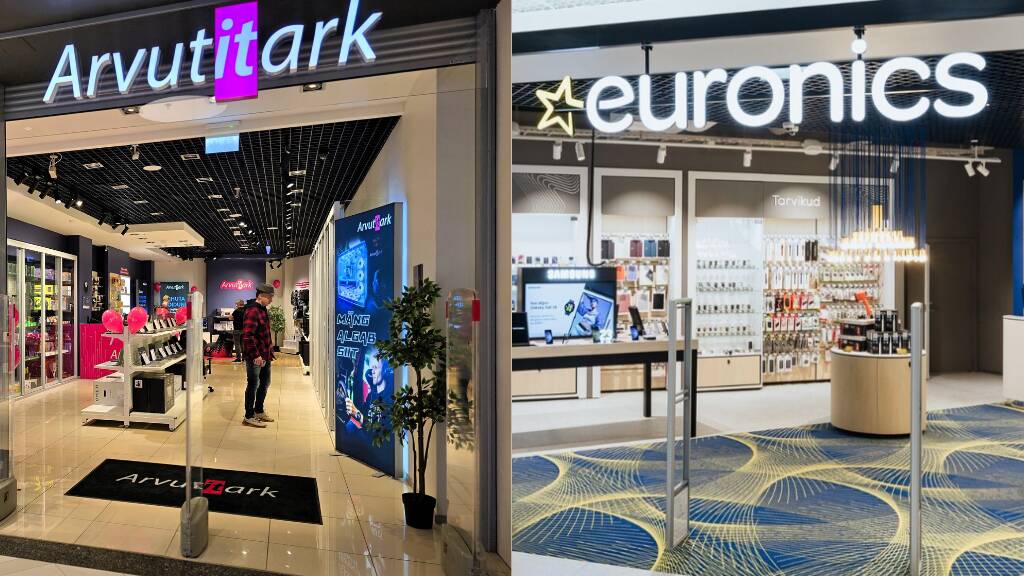 Магазины Arvutitark и Euronics.