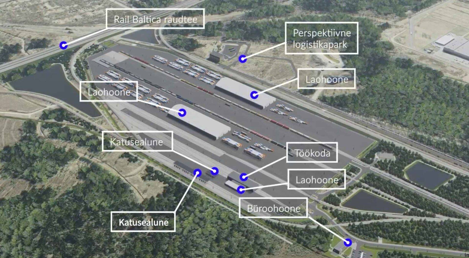 Pärnu linna ja Tori valla piirile rajatav kaubaterminal