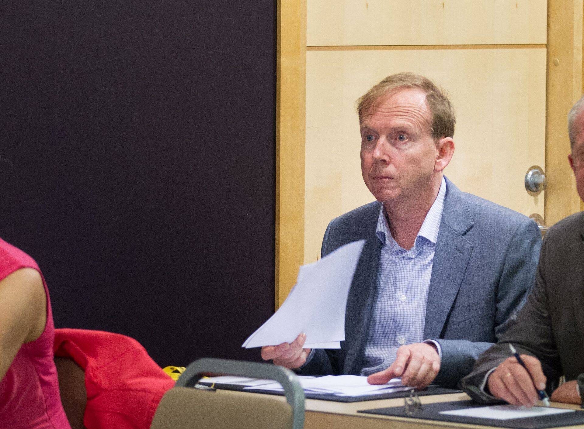 Luksusjaht ASi omanik Sven Lennart Alpstål Nordeconi aktsionäride koosolekul.