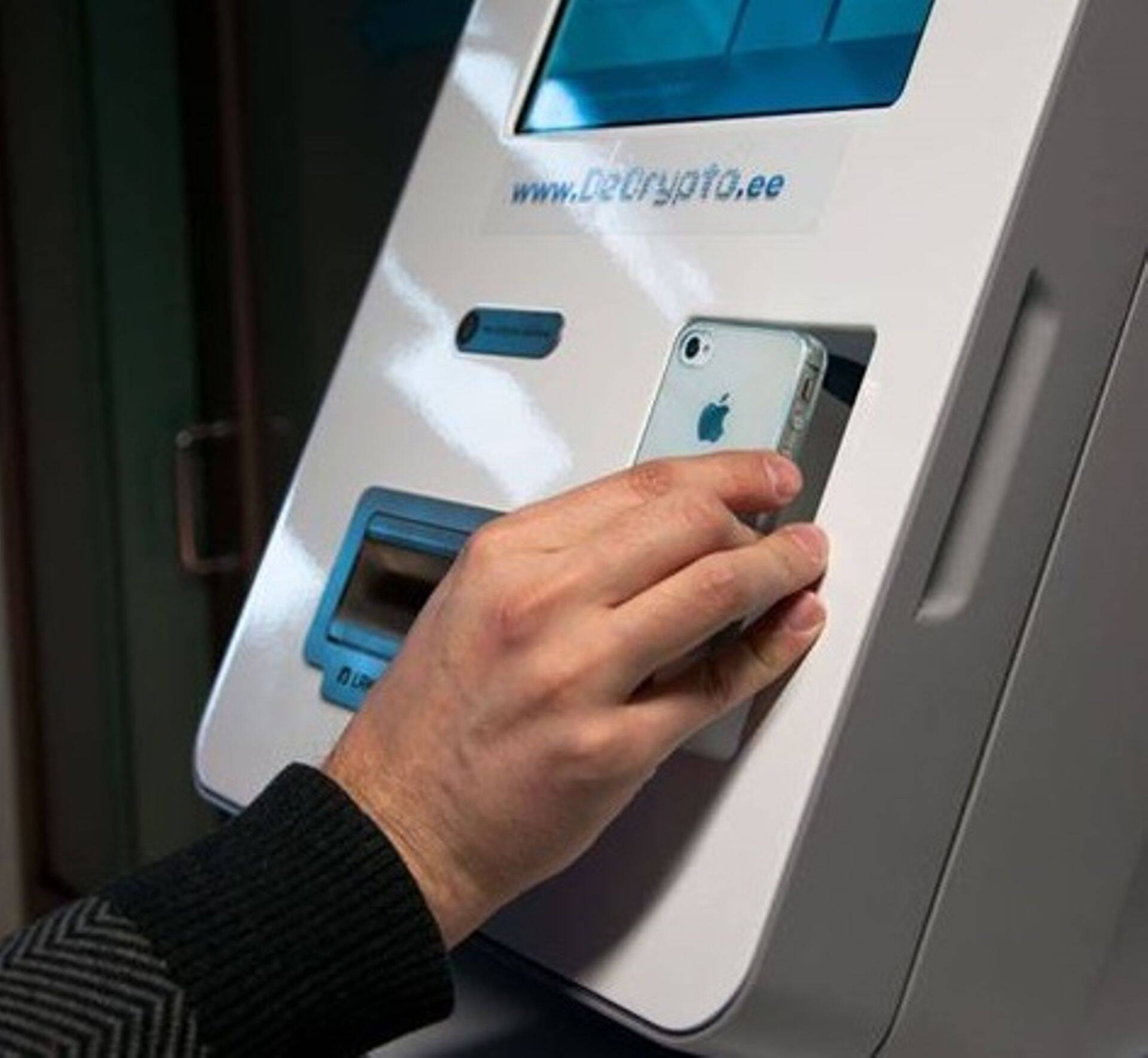 Bitcoini-automaat.