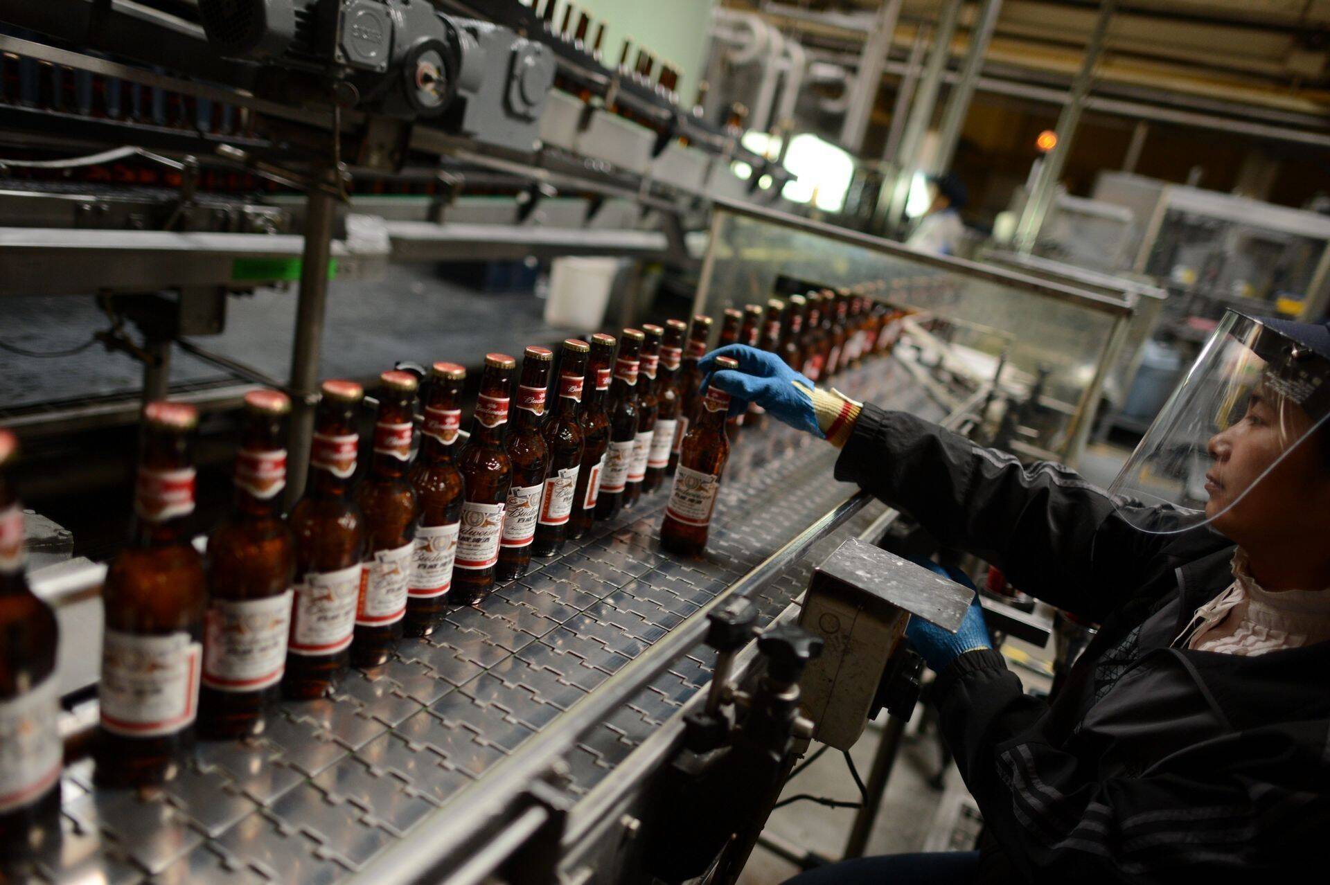 Anheuser-Busch InBev NV õlletootmine.
