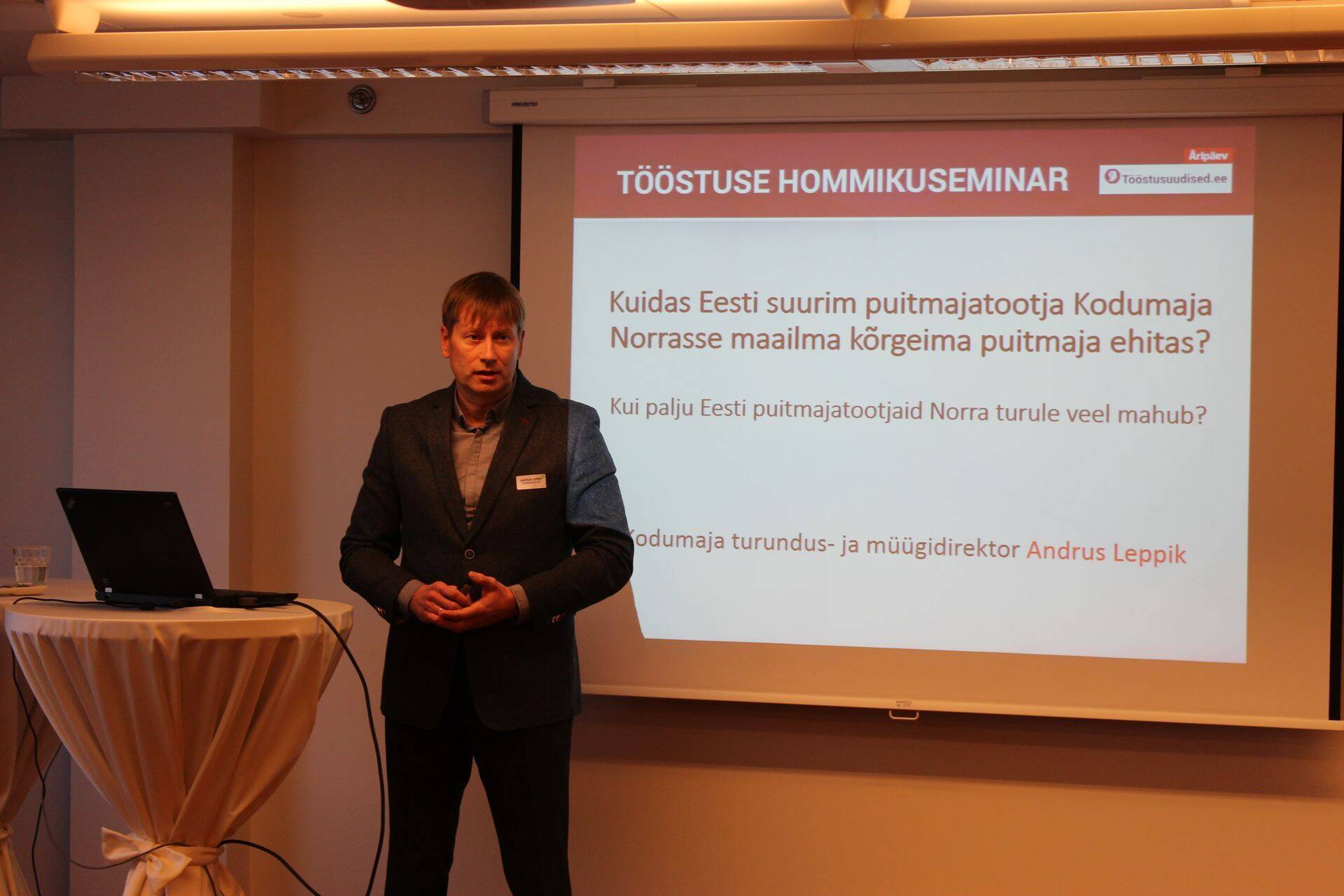 Kodumaja ASi turundus- ja müügidirektor Andrus Leppik.