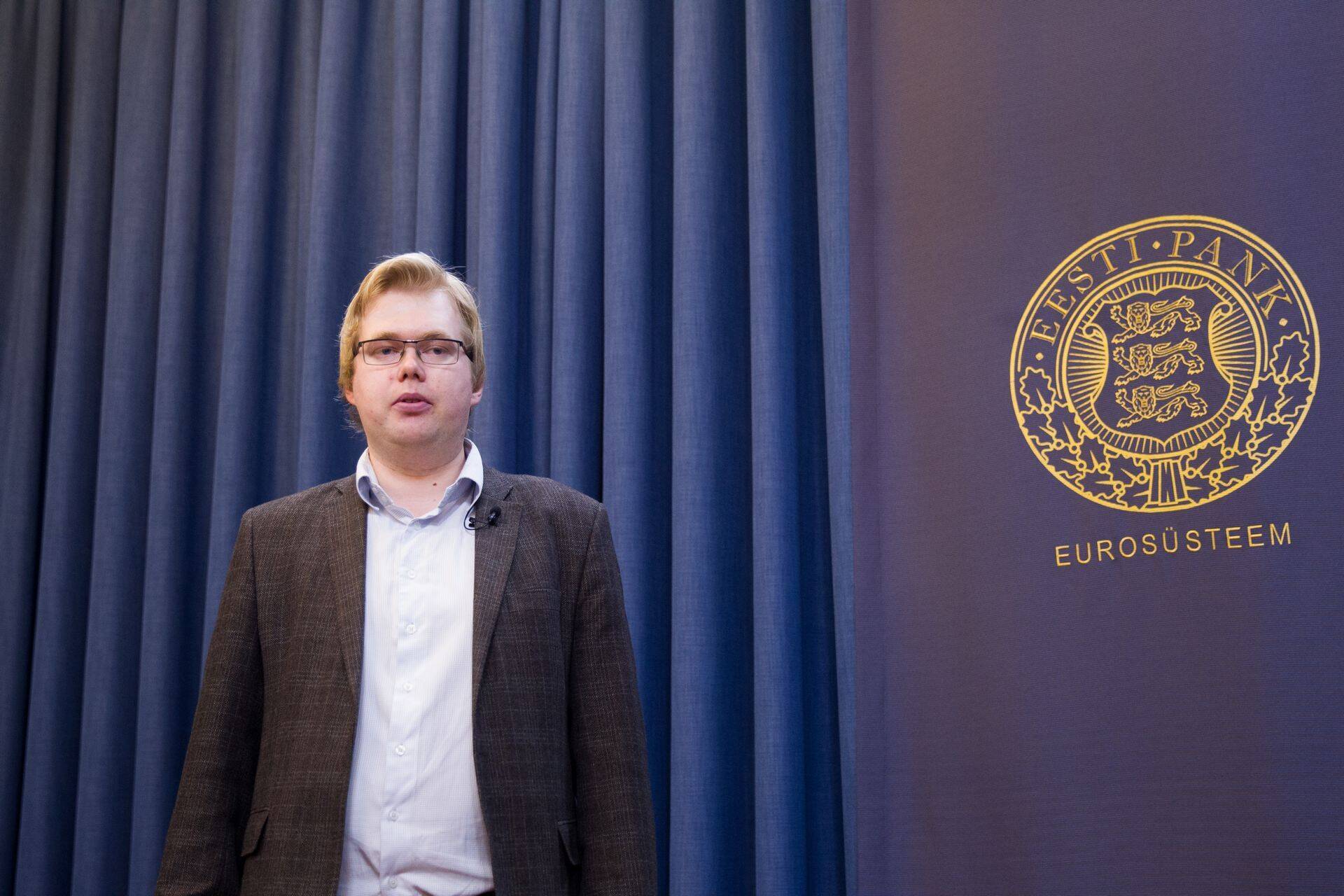 Eesti Panga ökonomist Kaspar Oja.