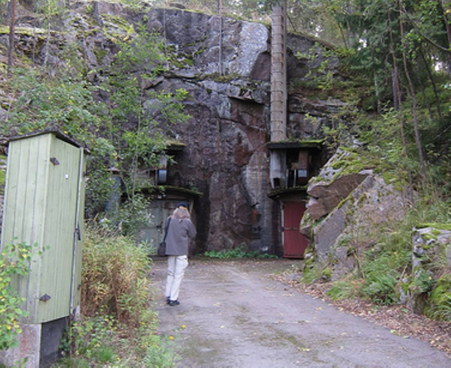 Pääskyvuori koobastiku sissepääs