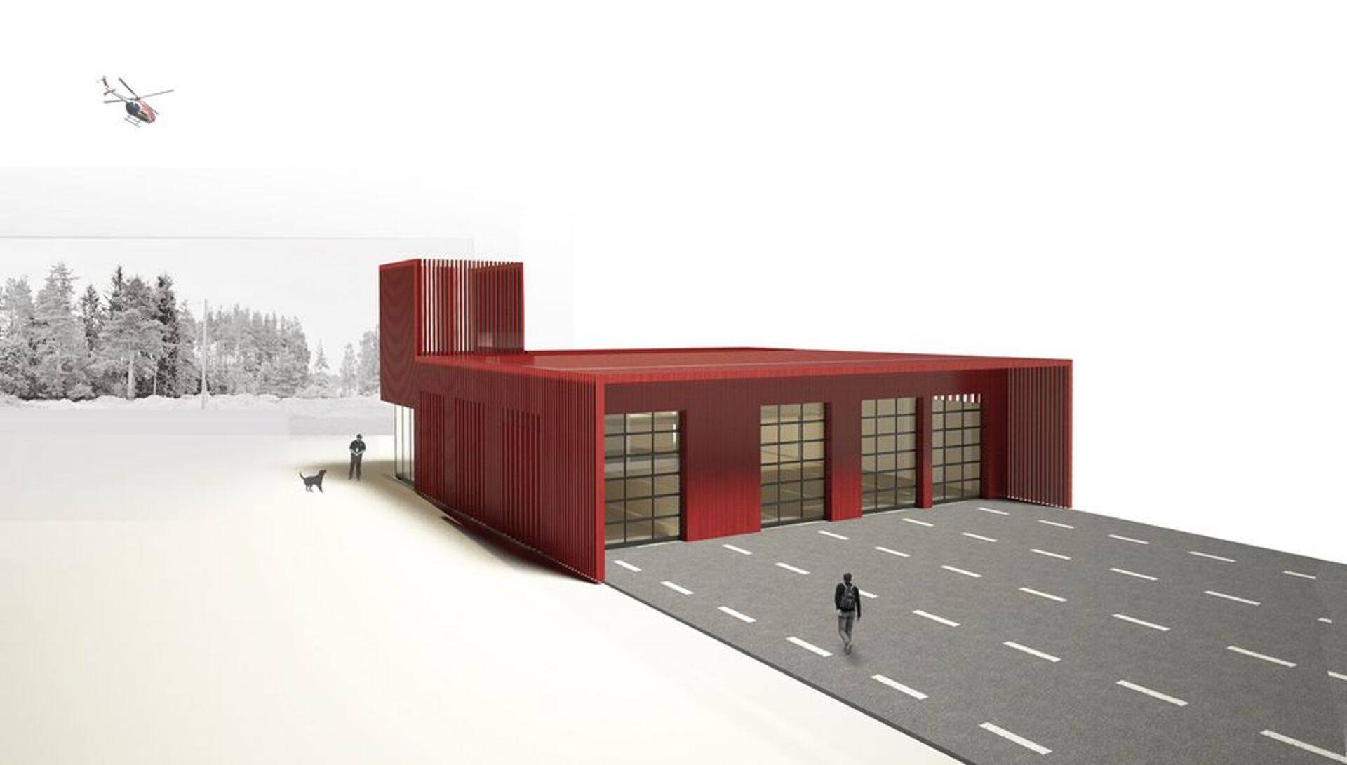 Päästedepoo tüüpprojekti ideekonkursi võidutöö.