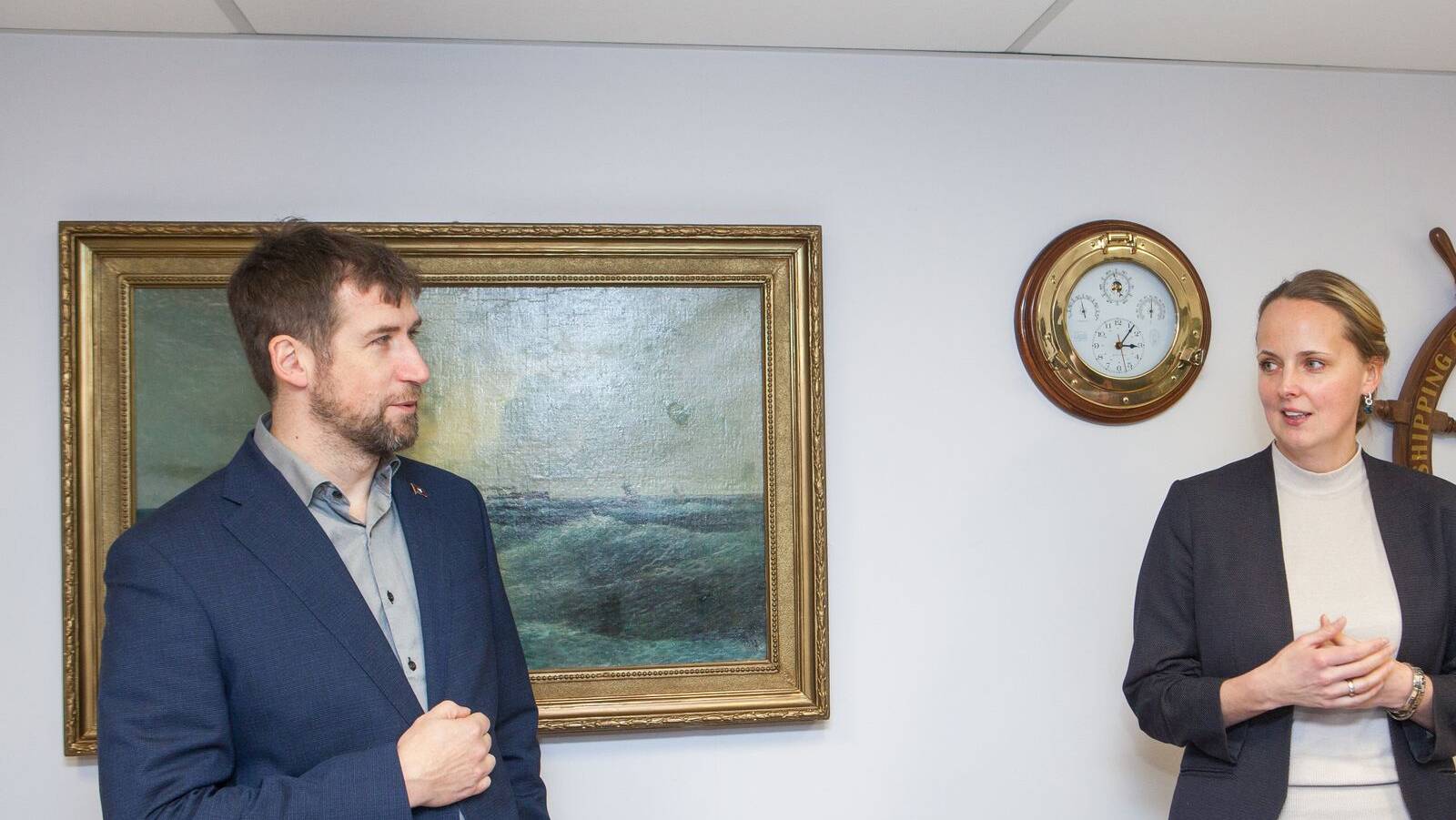 Ивар Пууста, генеральный директор Tschudi Financial Services OÜ, и Кюллике Коцулим, член правления.