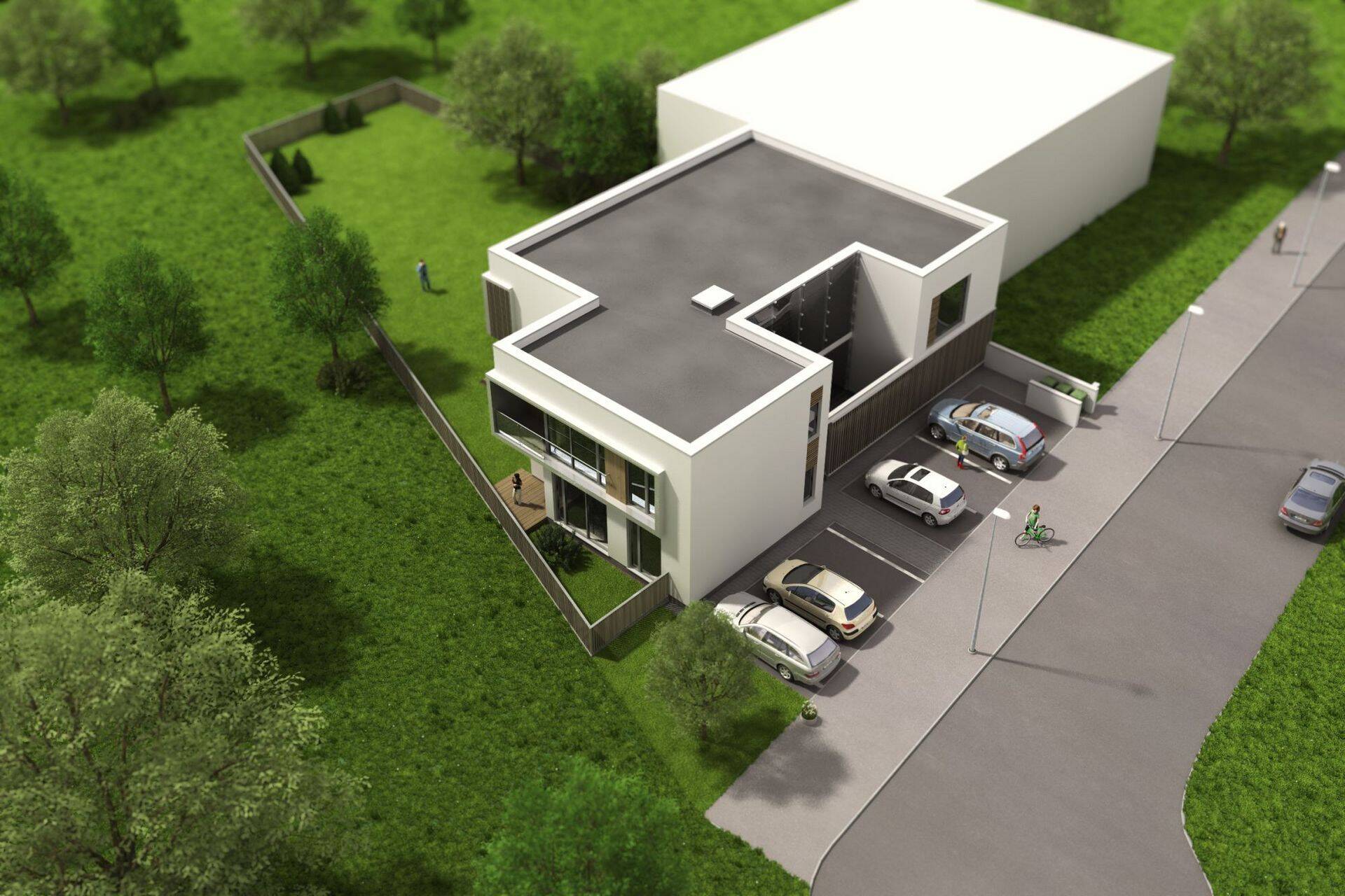 Papiniidu 74 korterelamu arendajaks on osaühing Papiniidu Investeeringud, ehitajaks Ardis Ehitus. Papiniidu 74 on projekteerinud arhitektuuribüroo Pind.