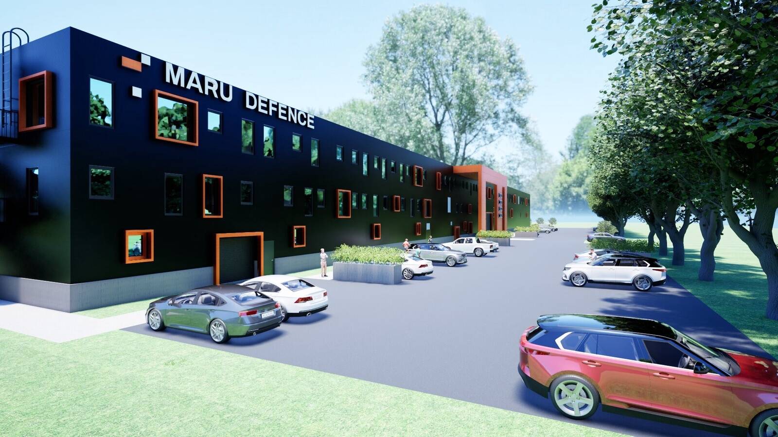 Raku tehnopargi ärihoone. Visuaal: Priit Hamer, Arhitektuuristuudio Märk OÜ. Hoone autor: Kontsept Arhitektuuribüroo
