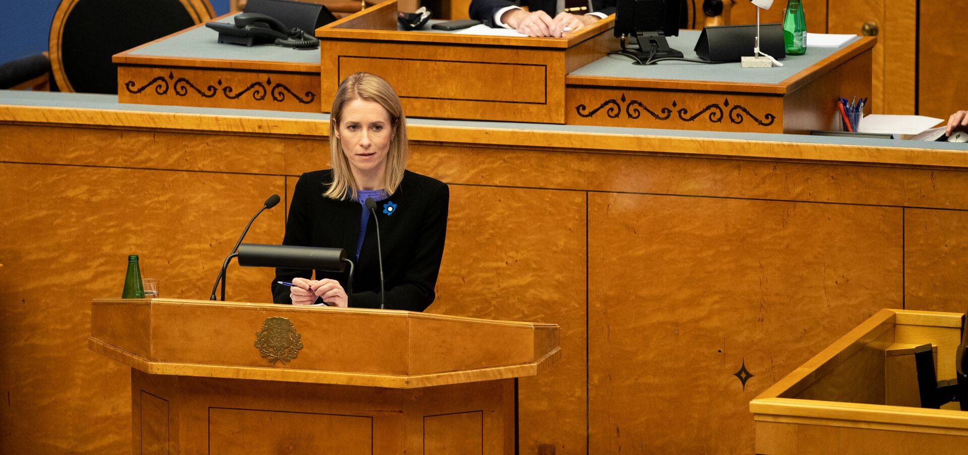 Peaminister Kaja Kallas osales 20.10 riigikogu infotunnis.
