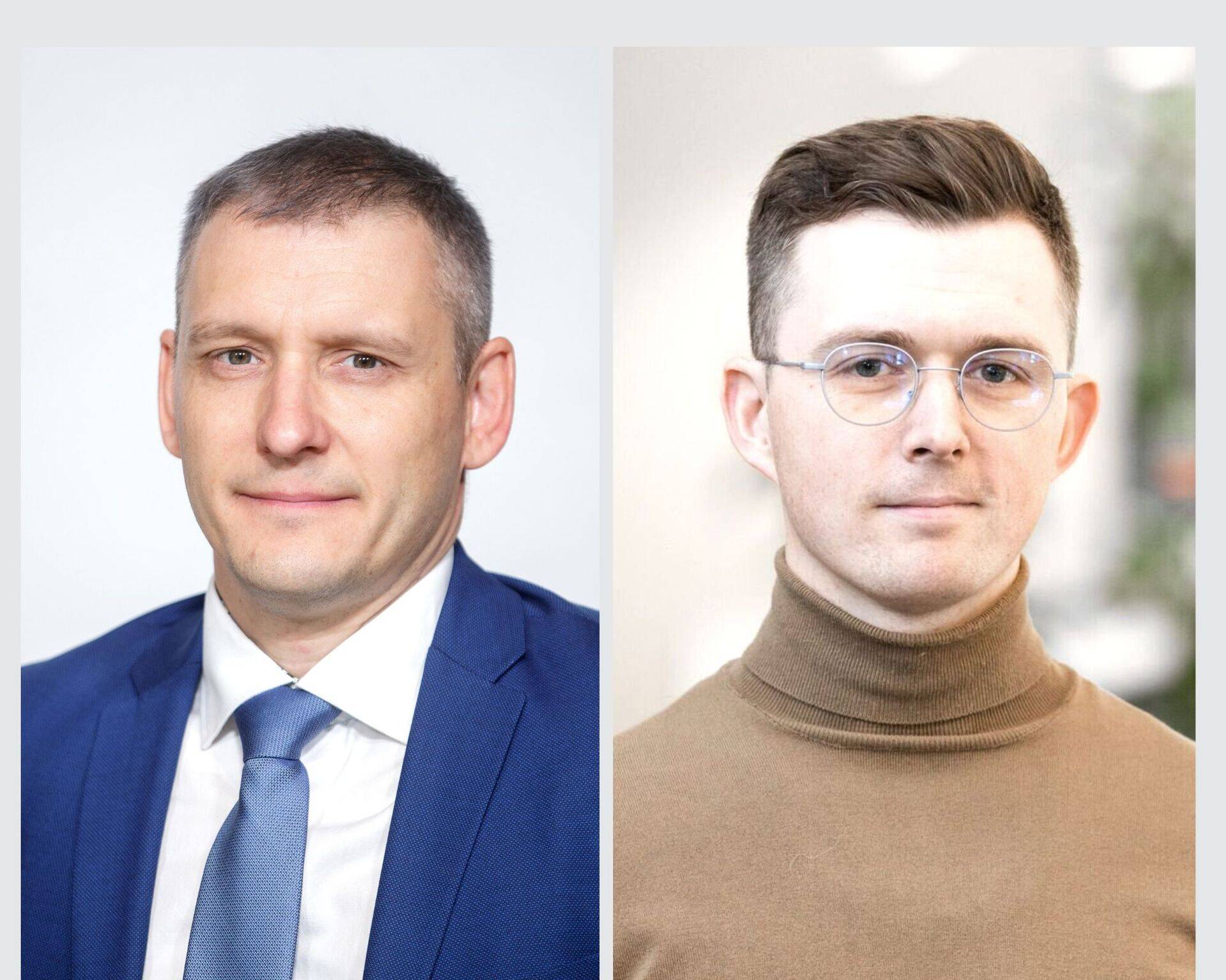 Duo Media Networksi tegevjuht Risto Rosimannus ja Delfi Meedia reklaamidirektor Sander Maasik.
