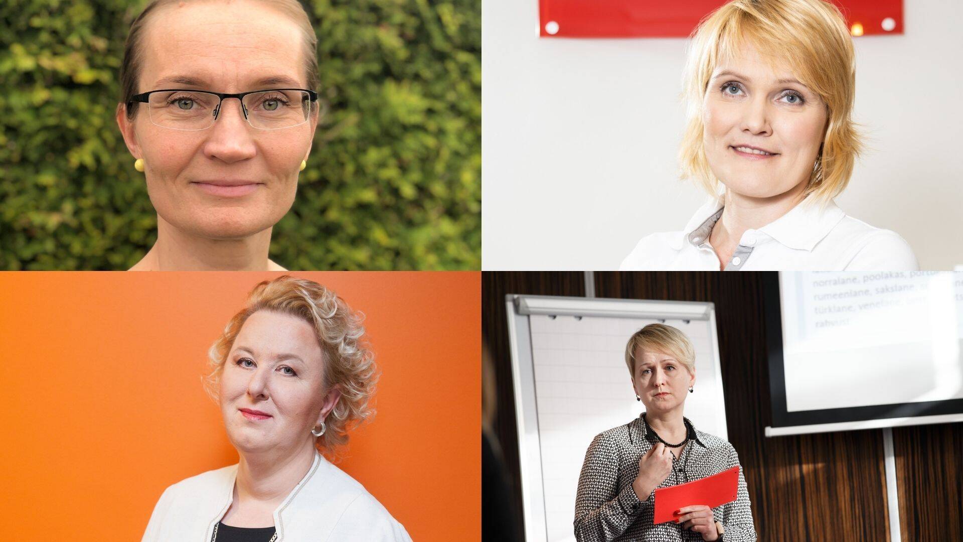 Maria Kütt, Estel Pukk, Heli Raidve ja Pille Room