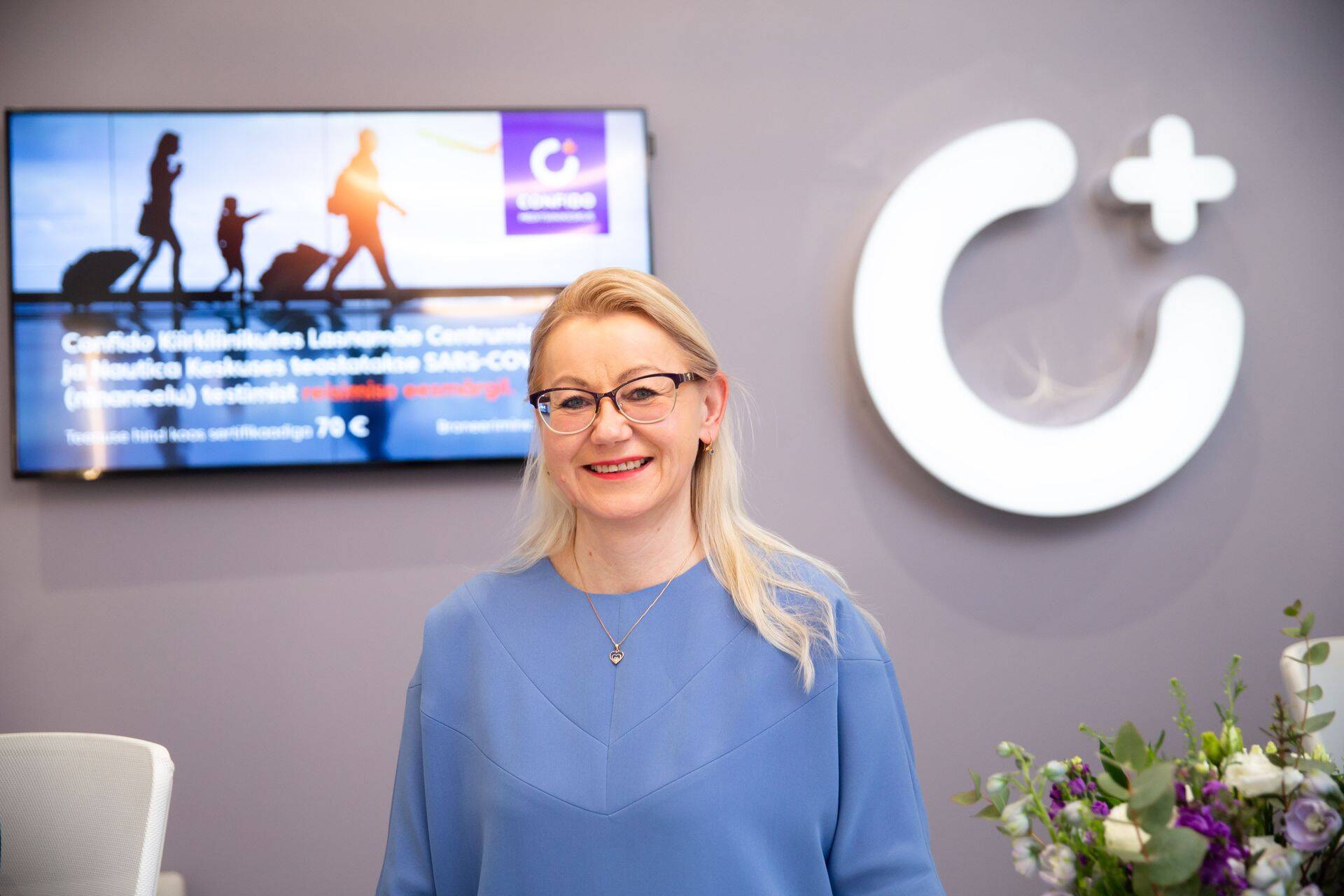 Confido Kiirkliinikute juht Lenne Rätsep.