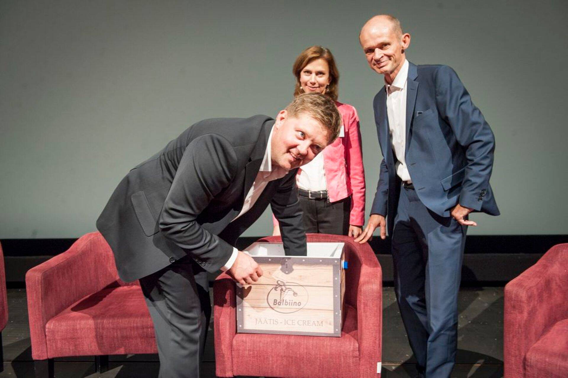 Äripäeva peatoimetaja Meelis Mandel ja peadirektor Igor Rõtov tänavusel Äriplaanil.