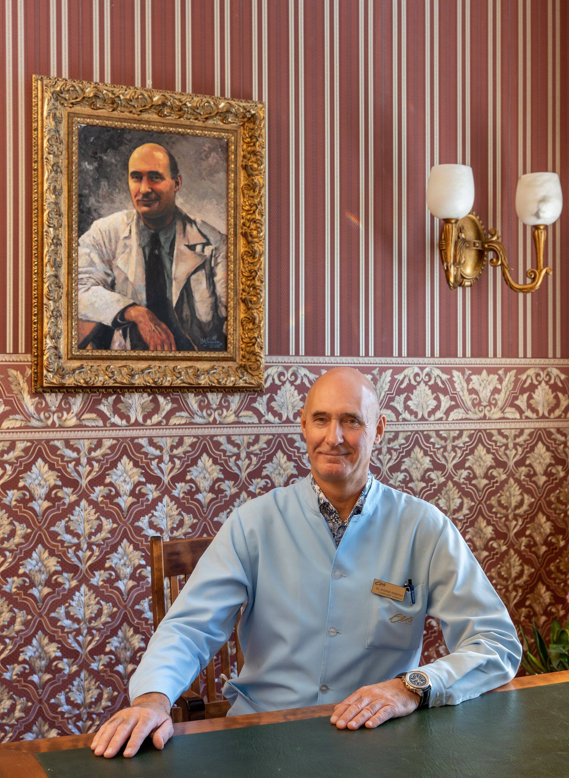 Doktor Andrei Sõritsa maaliga temast endast.