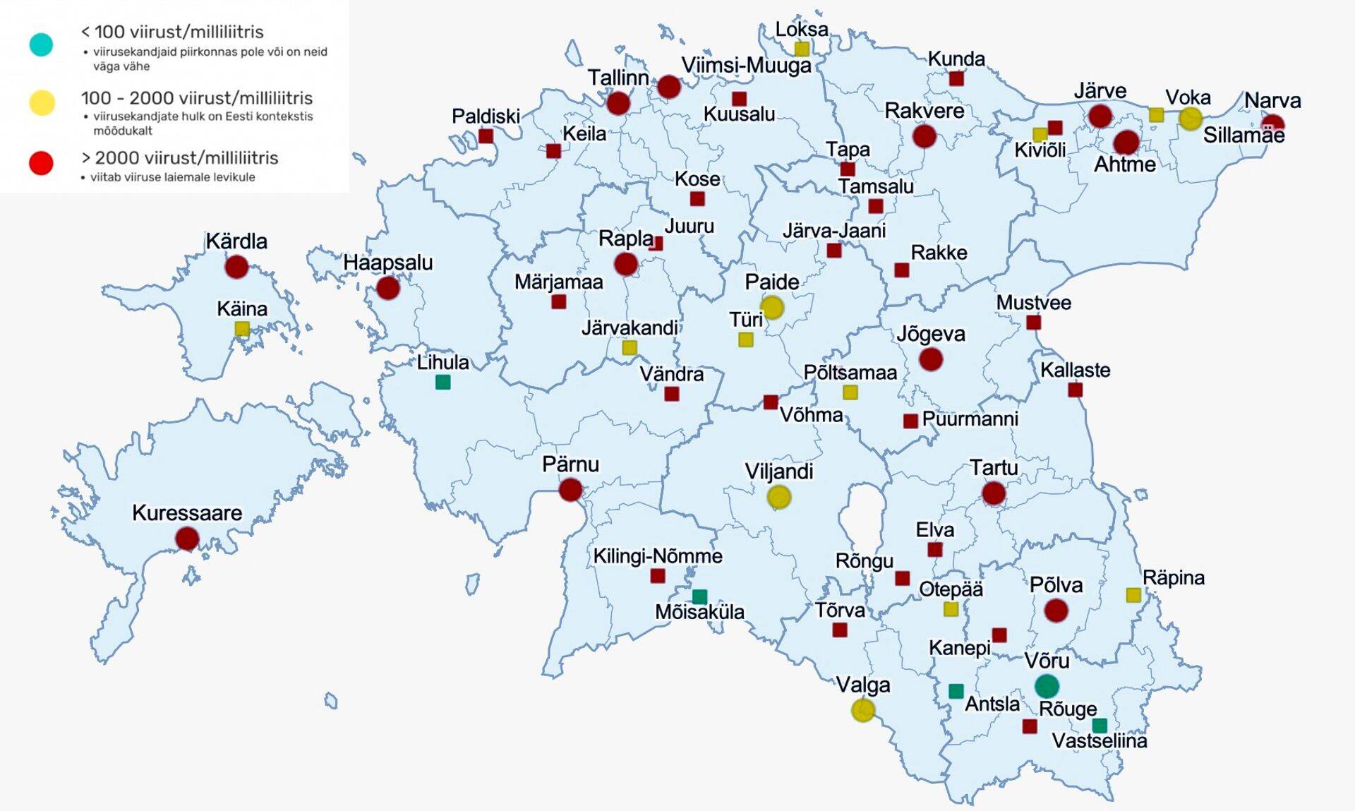 Reoveeuuringu tulemused 12.-16. aprillil.