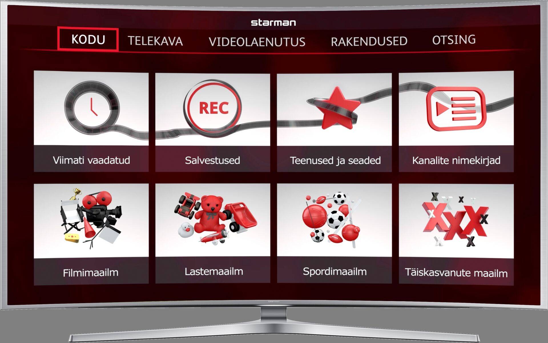 Starmani uus TV ekraanipilt