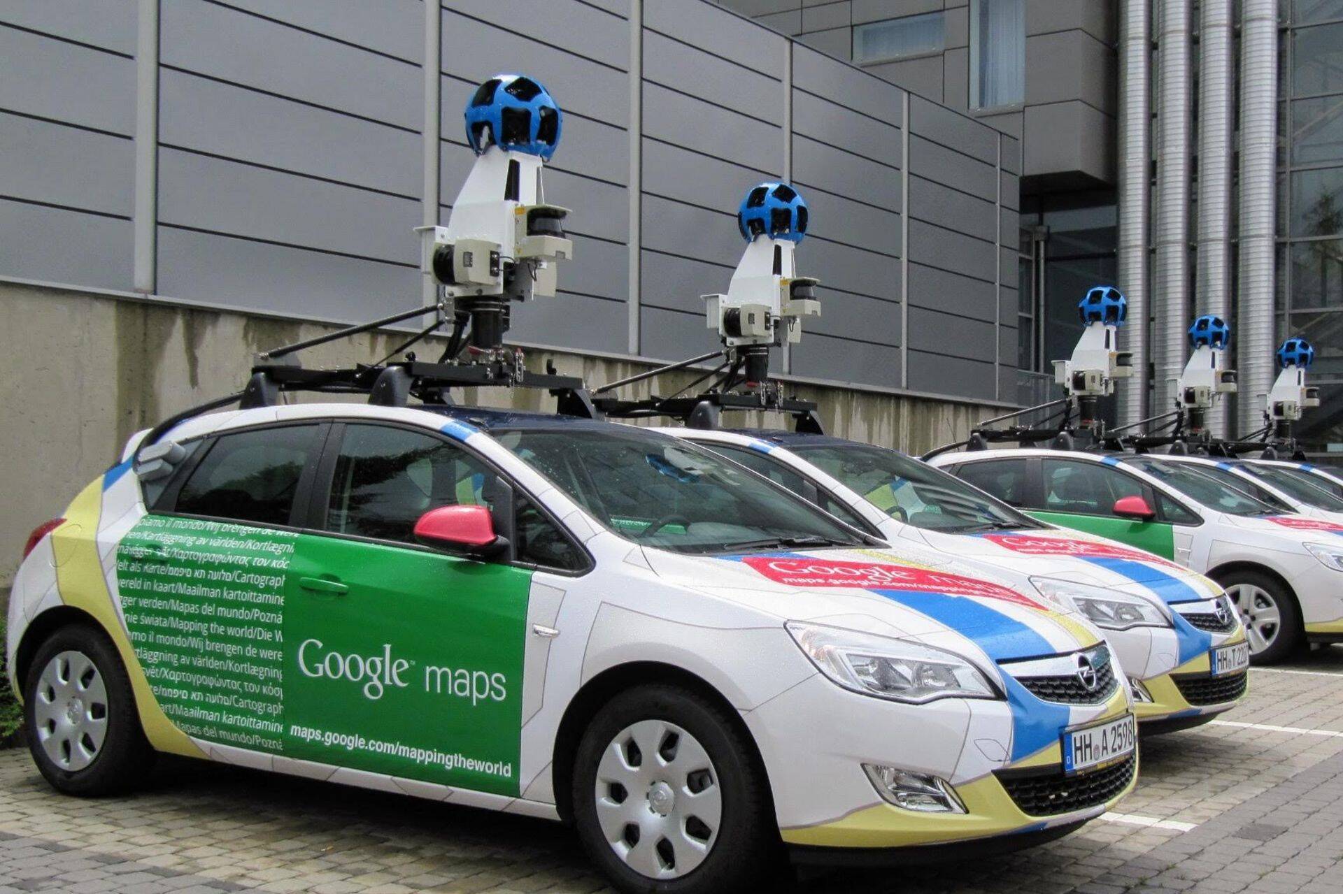 Google Street View kaamera.