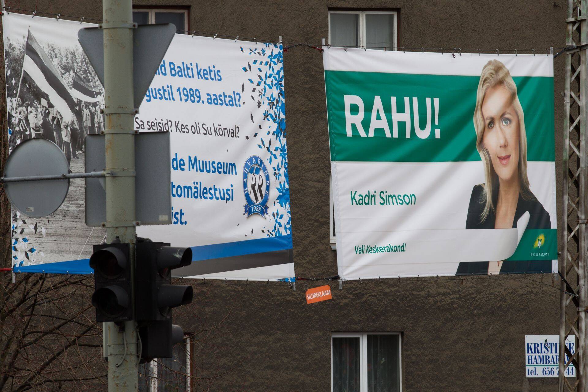 Kadri Simson kutsus rahvast rahunema juba eelmisel aastal oma valimiskampaaniagal.