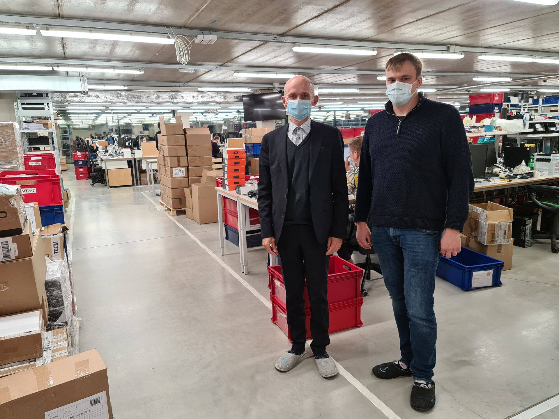 Mõned päevad tagasi kohtus Äripäeva peadirektor Igor Rõtov (vasakul) Foxway juhi Urvo Männamaga nende Tartu ettevõtmises.