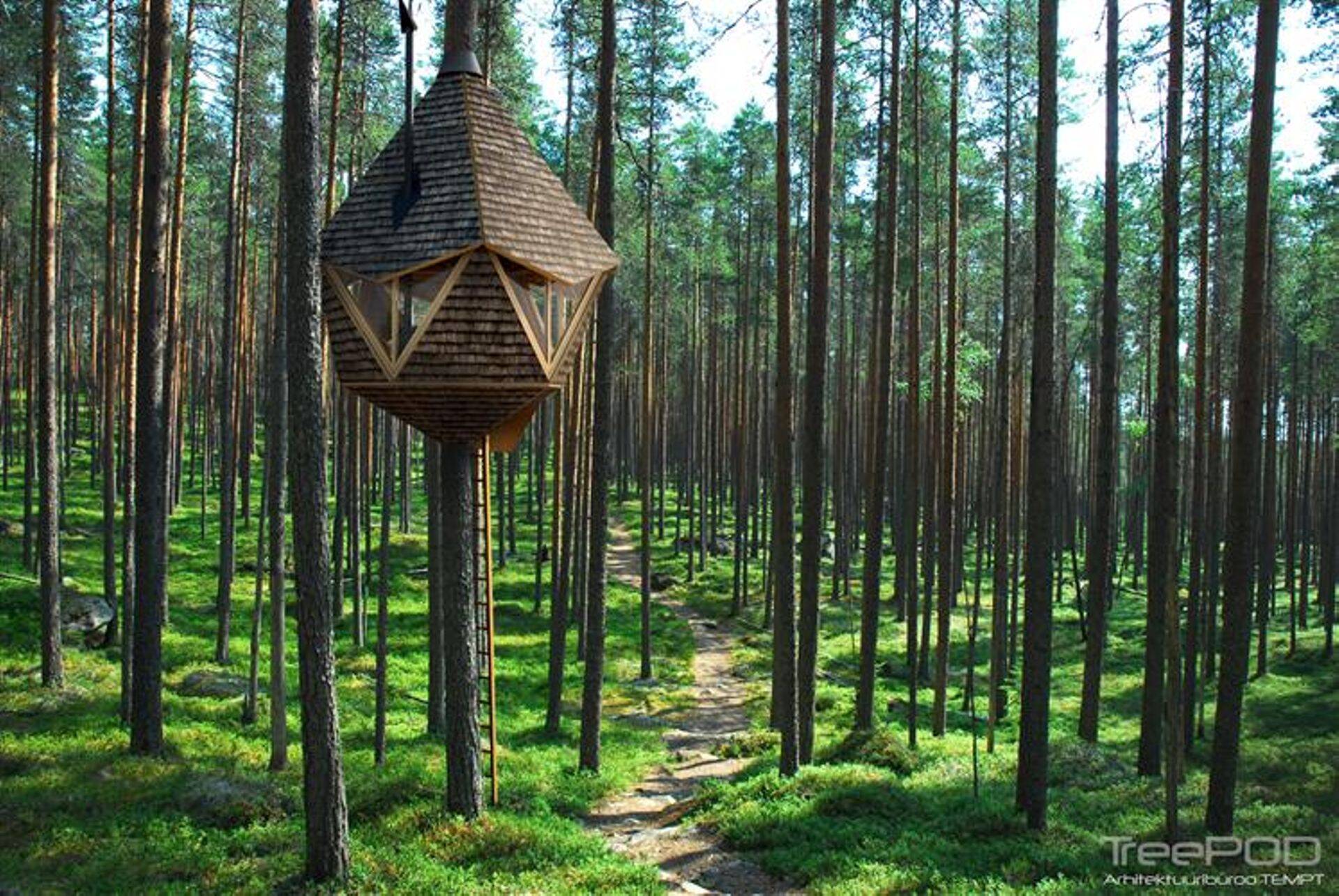 Puumaja - treepod