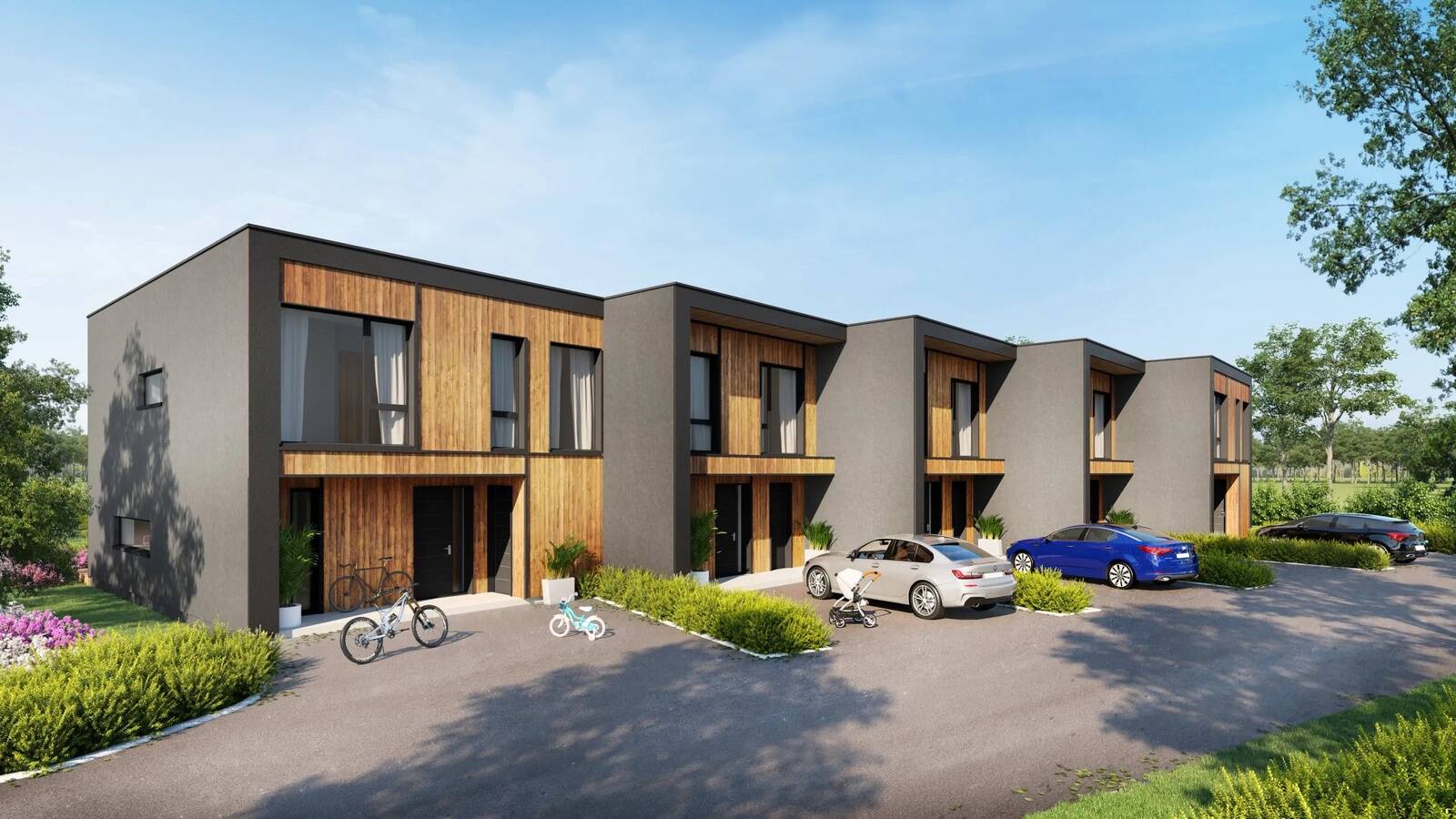 Uus-Järveküla elamurajooni kerkiv ridamaja.