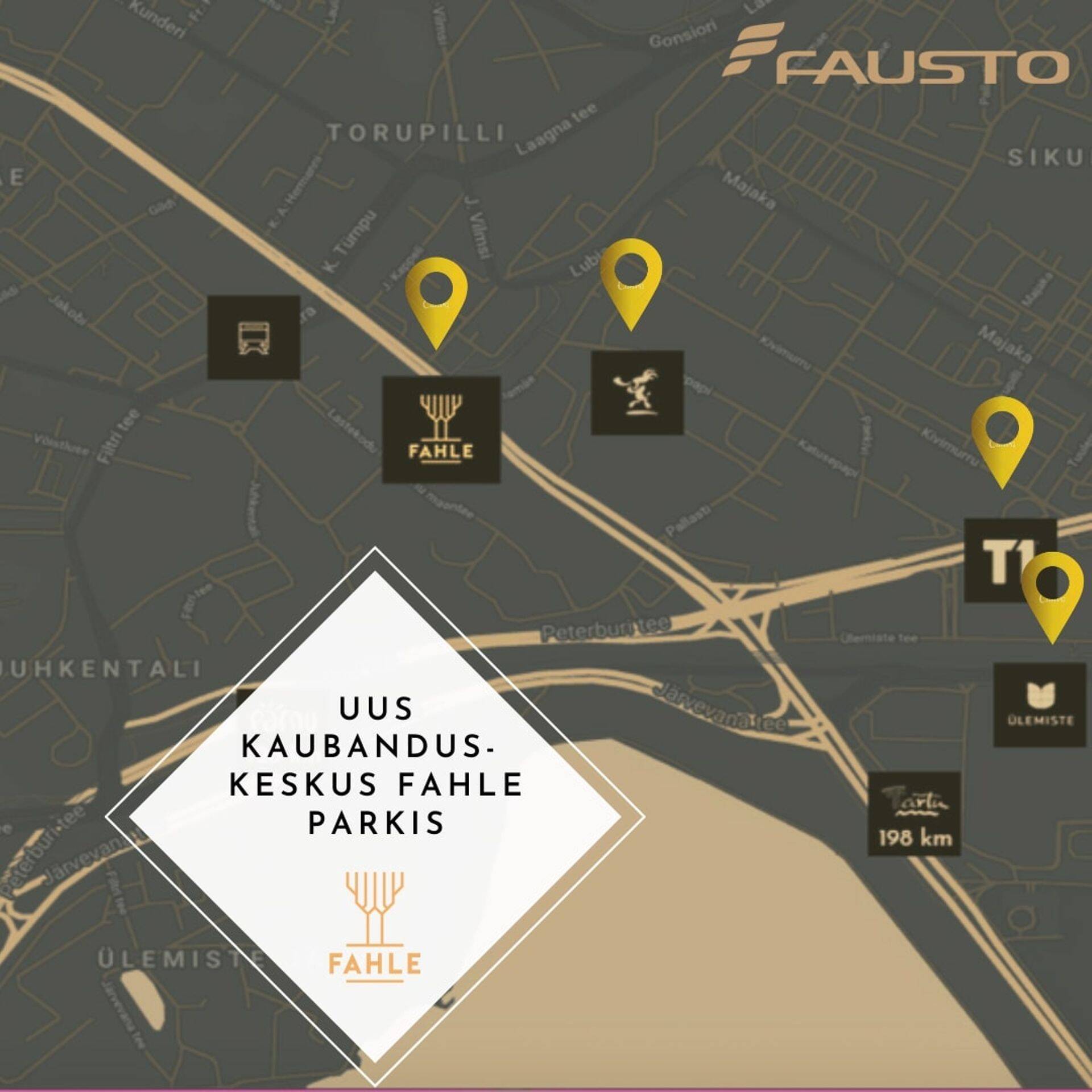 Fahle Parkist saab kaubanduskeskus