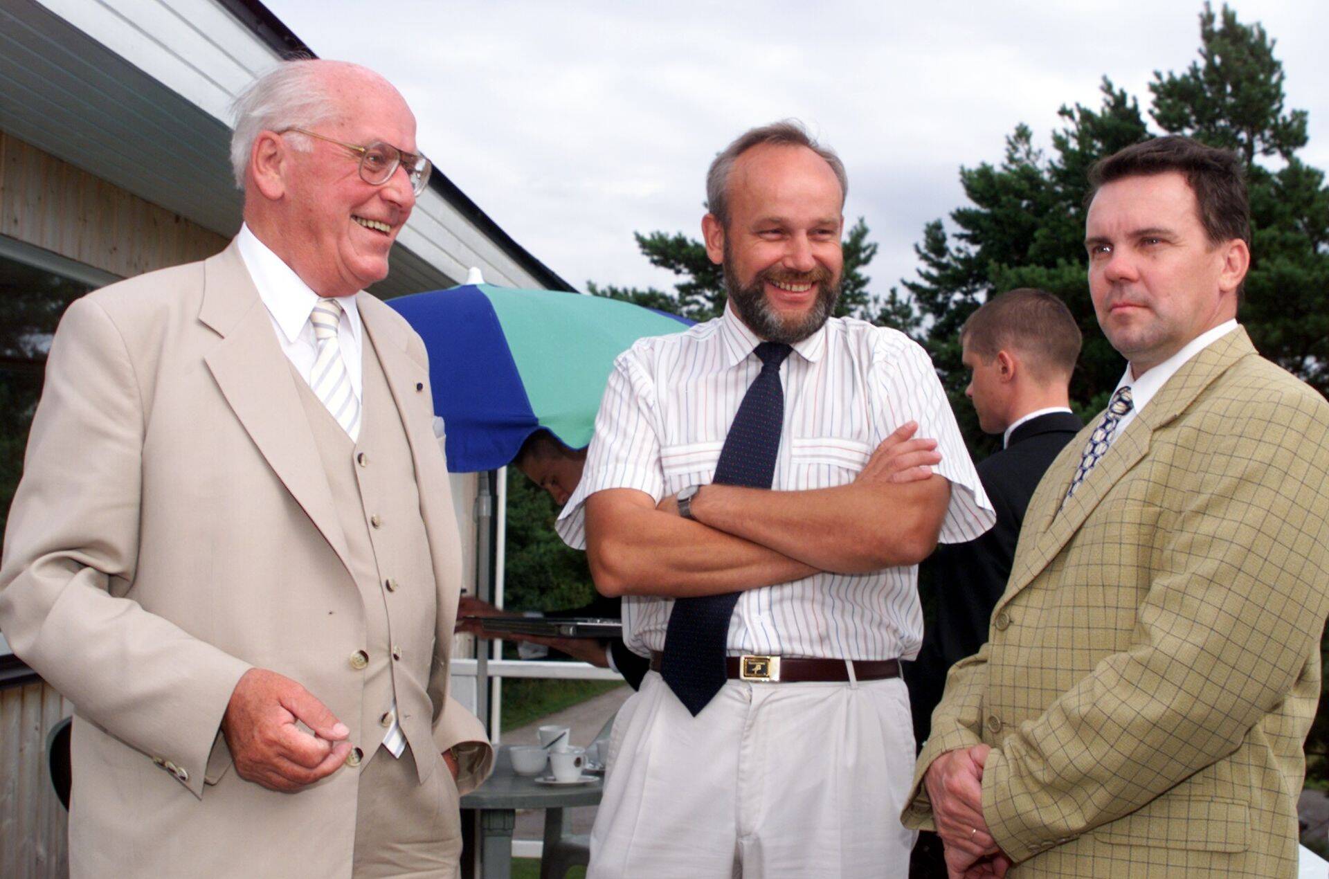 Lennart Meri, Kaul Nurm ja Urmas Laht aastal 1999