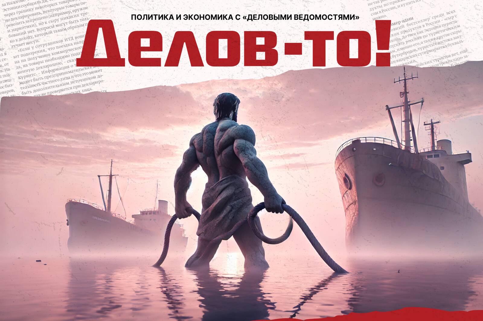 Это не Посейдон, заправляющий свою тачку после качалки, а супергерой, обеспечивающий Эстонии энергетическую безопасность.