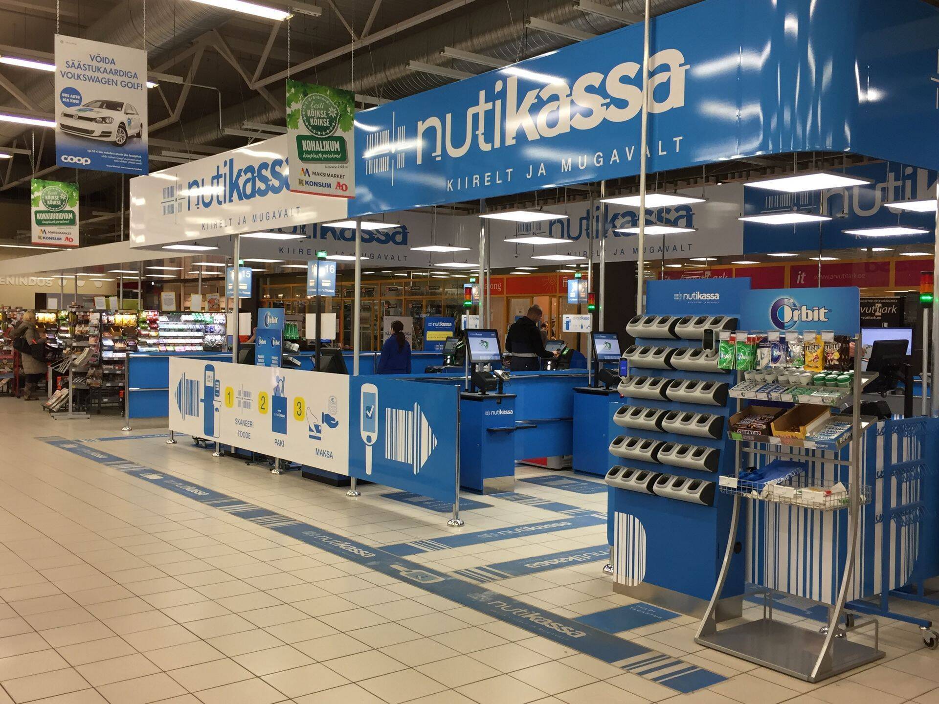 Hübriid-nutikassa Coopi Lasnamäe Maksimarketis