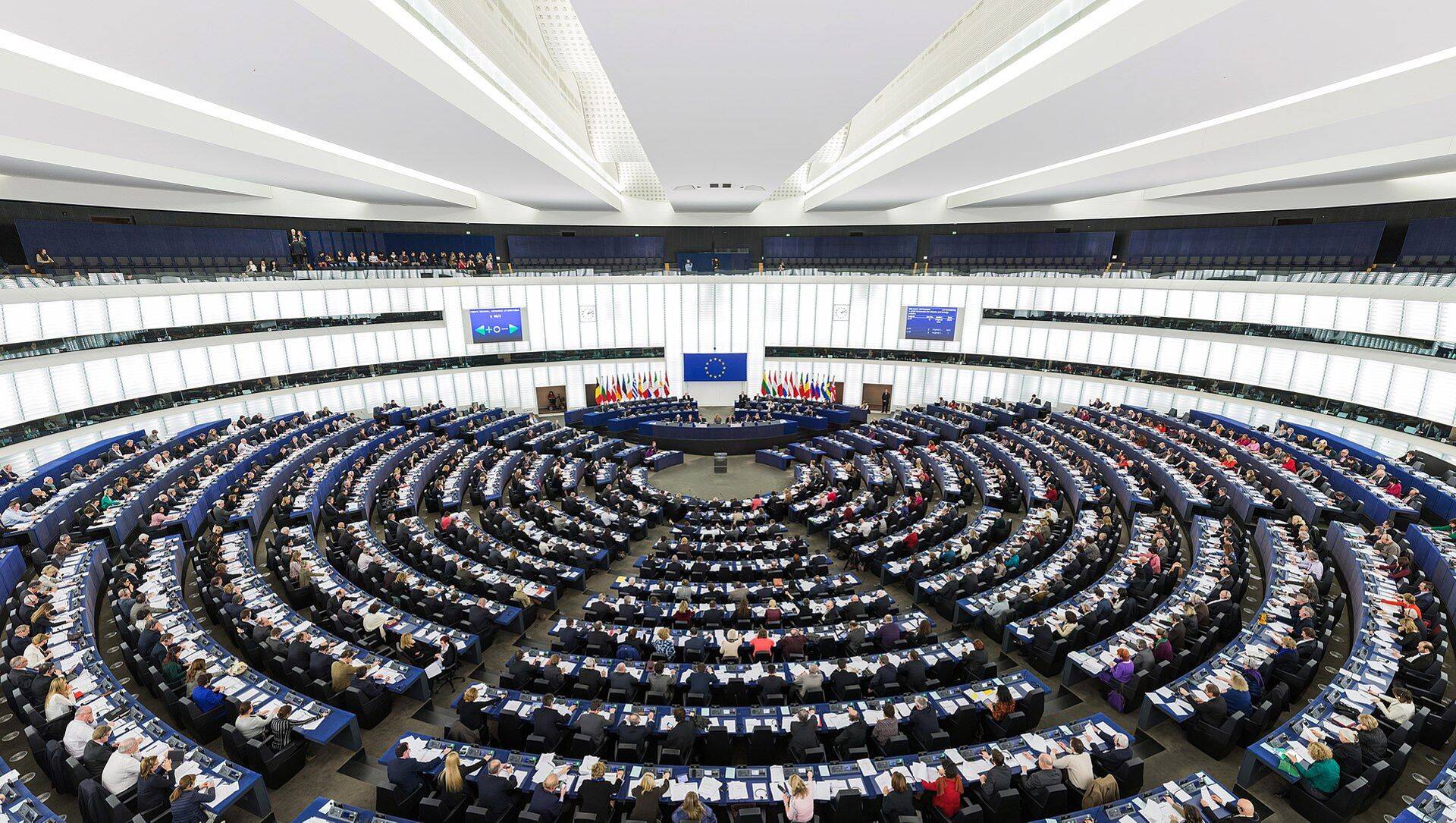 Europarlamendi istung Strasbourgis.