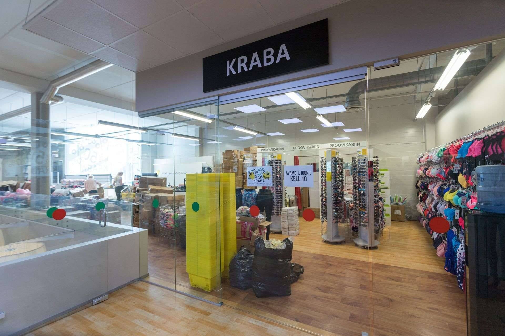 VILJANDI, EESTI, 28MAY18Viljandis Centrum 2 teisel korrusel avab uksed kauplus Kraba.MARKO SAARM/SAKALA