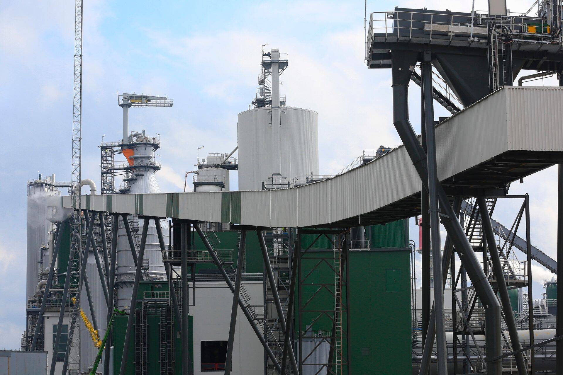 Äänekoski tselluloositehas Soomes.