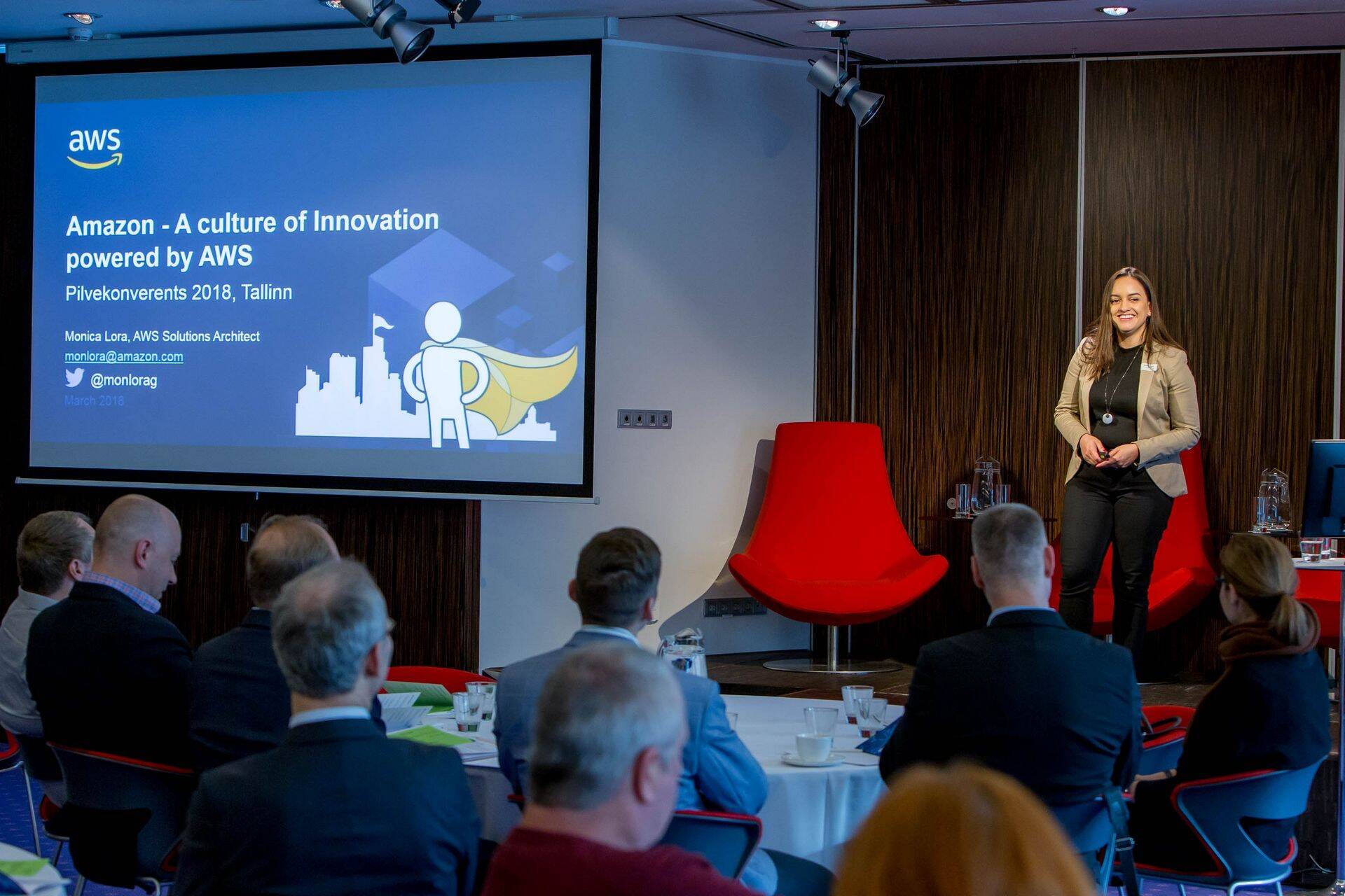 Amazon Web Services lahenduste arhitekt Monica Lora.