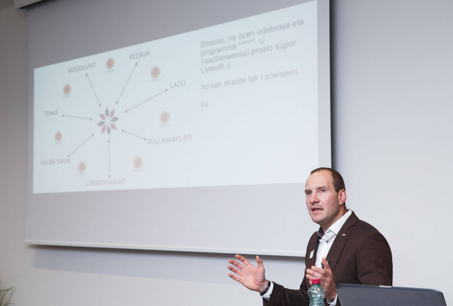 Aasta Logistikategu 2015 võitja OÜ Live Technologies omanik Ojari Paas.