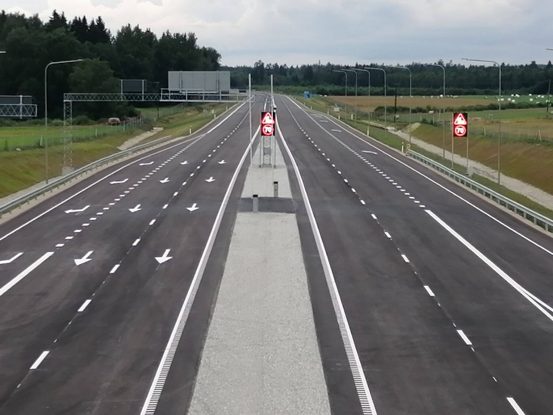 Uus teelõik on avamiseks peaaegu valmis.