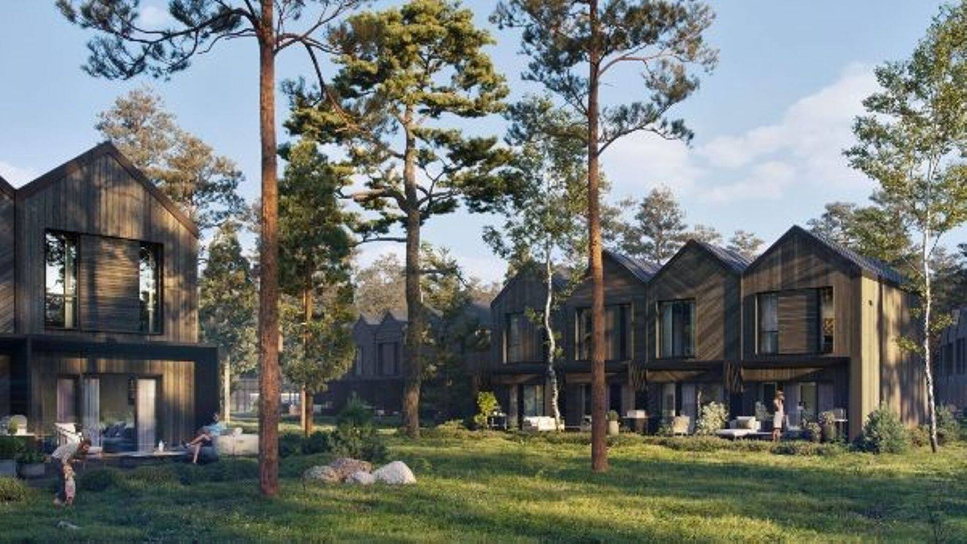 Pärituule Residentside ridaelamud. Pilt: LVM Kinnisvara