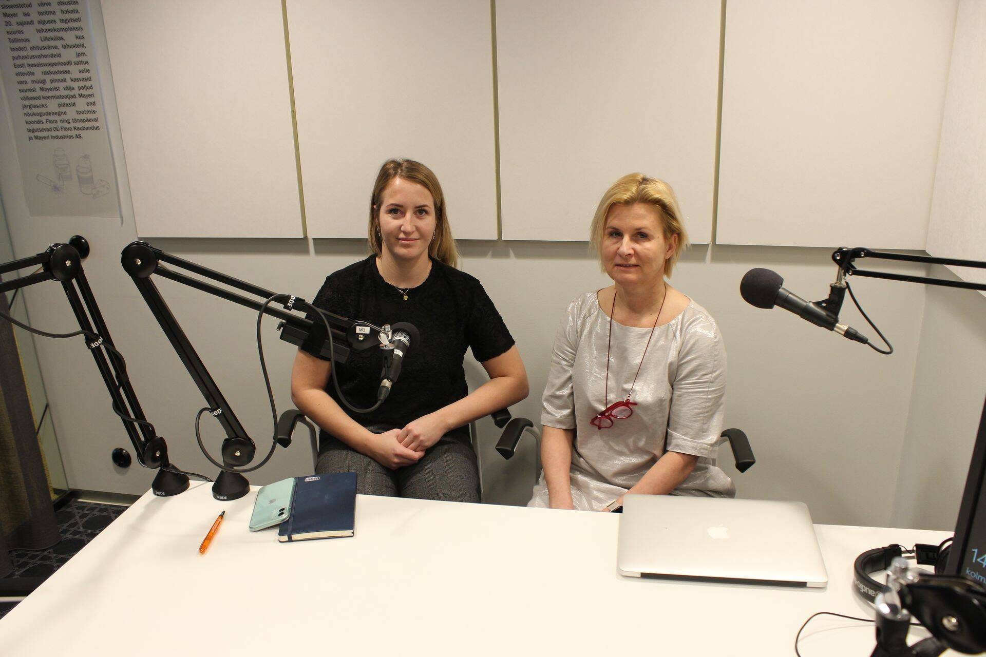 Estanci jätkusuutlikkuse koordinaator Erika Pihl ning Neste Eesti juhatuse liige Ülle Tamm.