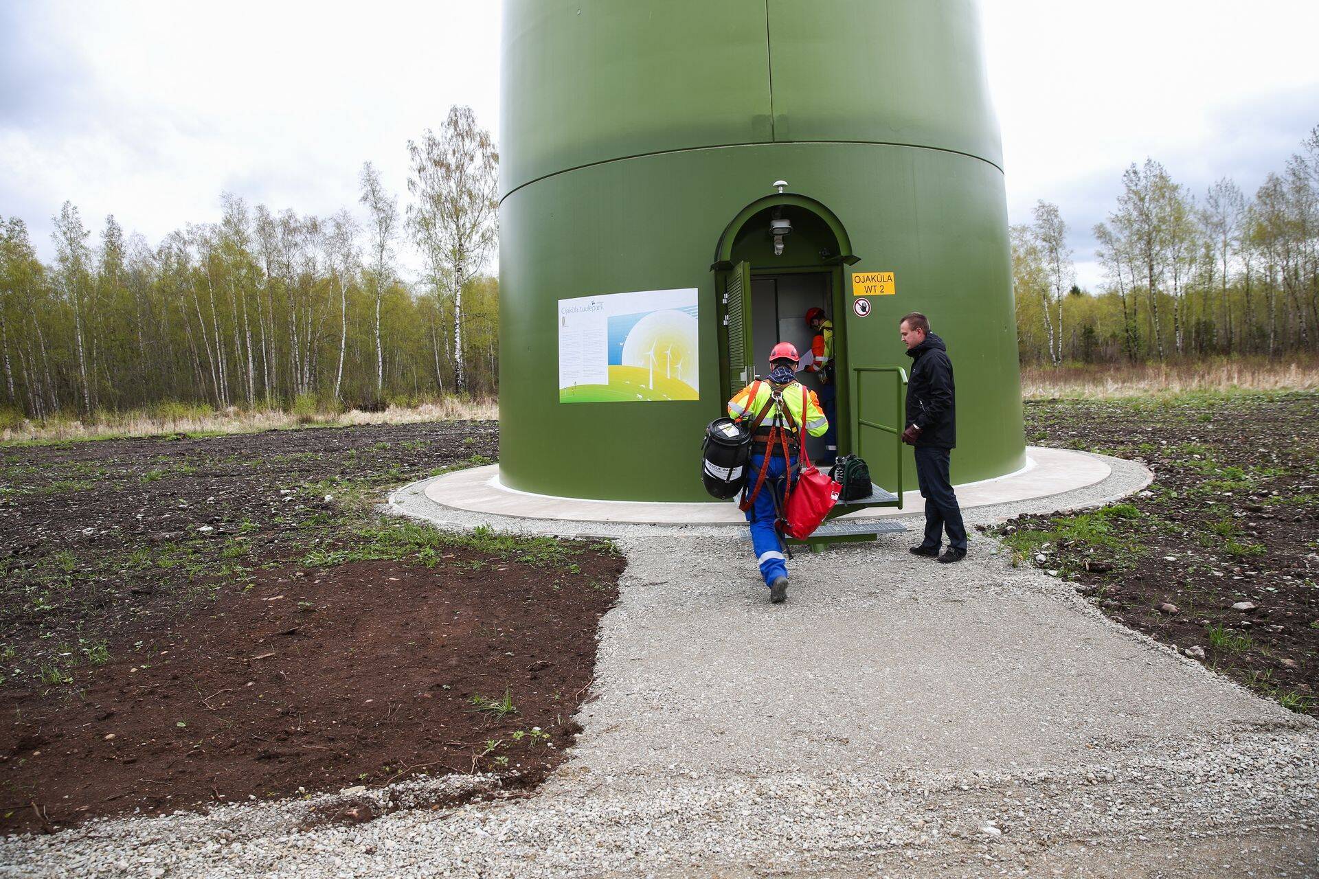 Nelja Energia Ojaküla tuulepargi esitlus.