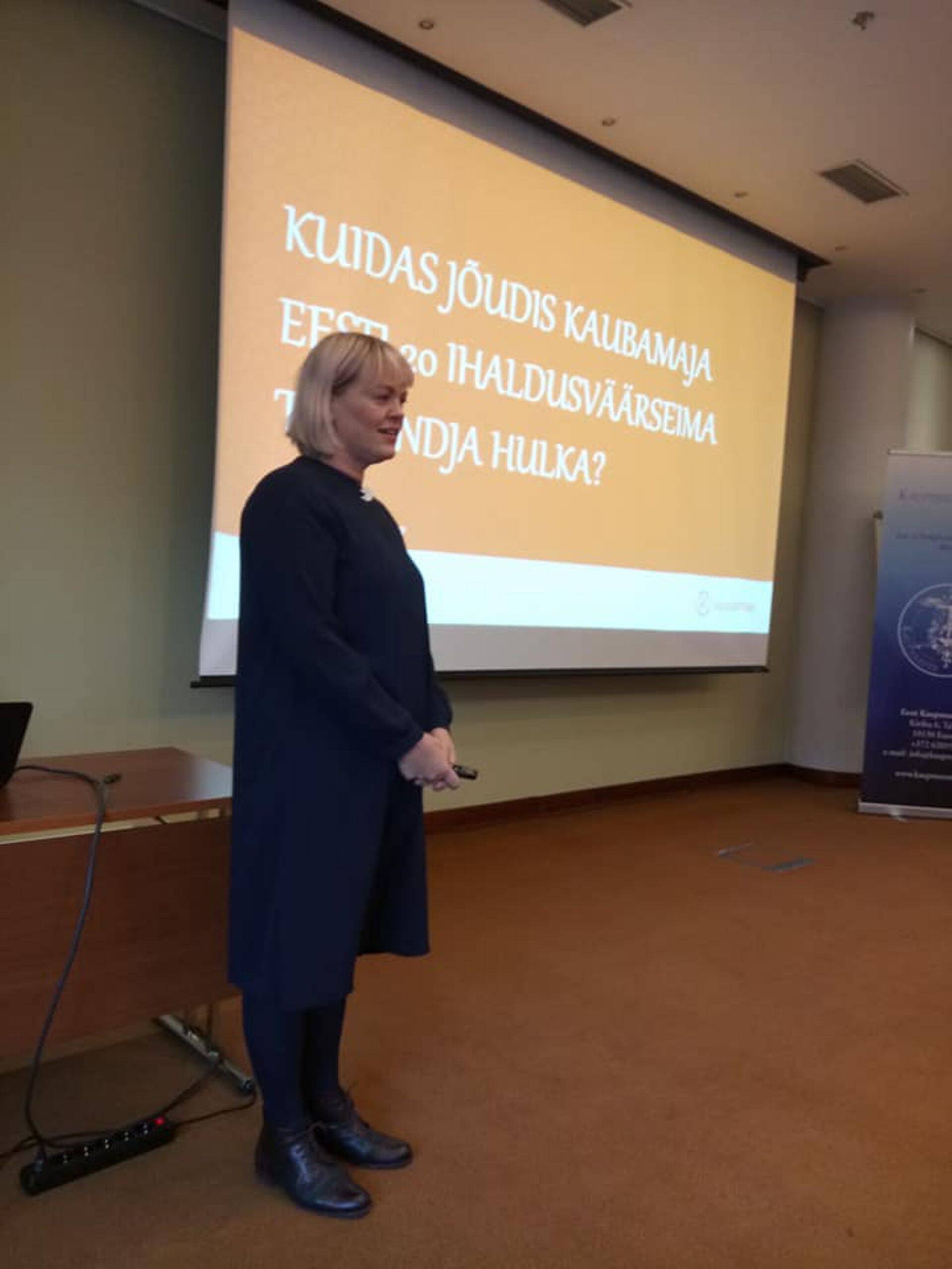 Tallinna Kaubamaja teenindus- ja personalidirektor Piret Suitsu