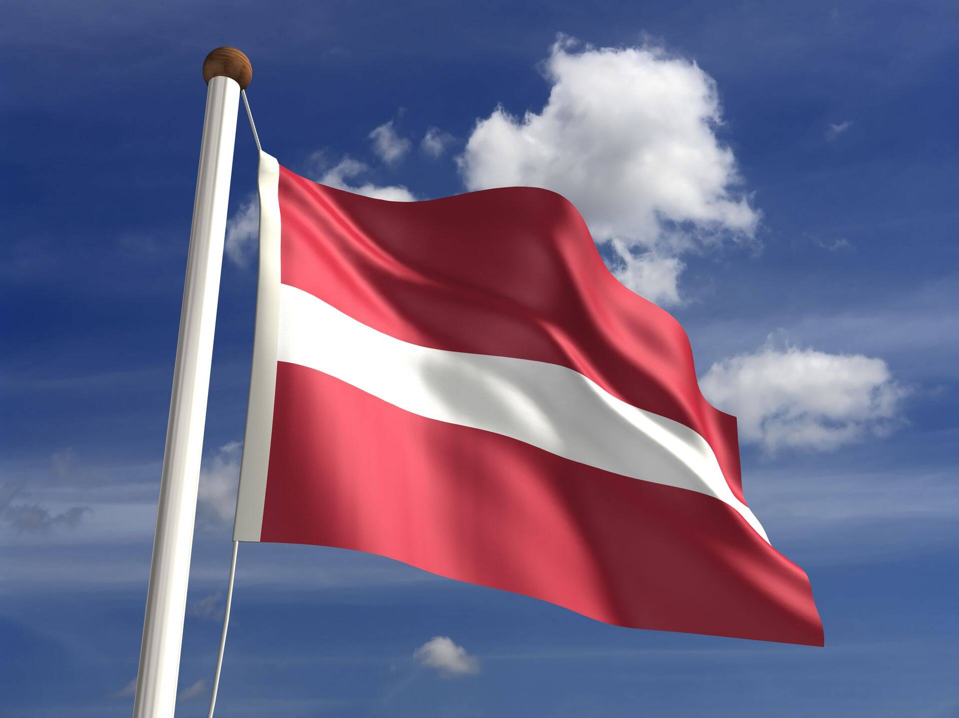Läti lipp