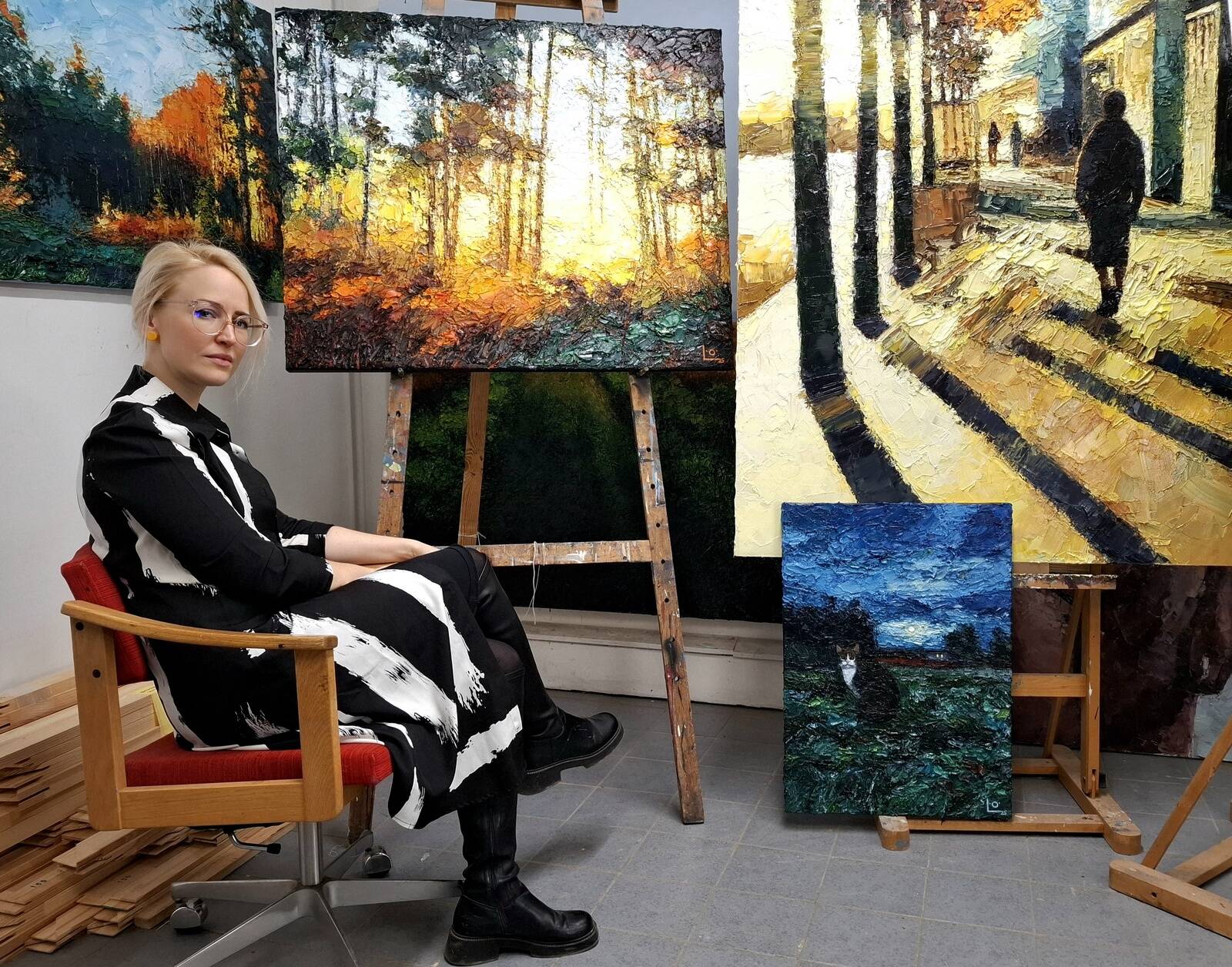 Tartu kunstnik Liisi Örd arvab, et tema kunst võiks olla vaatajale vabastav tasakaalu pakkuja.