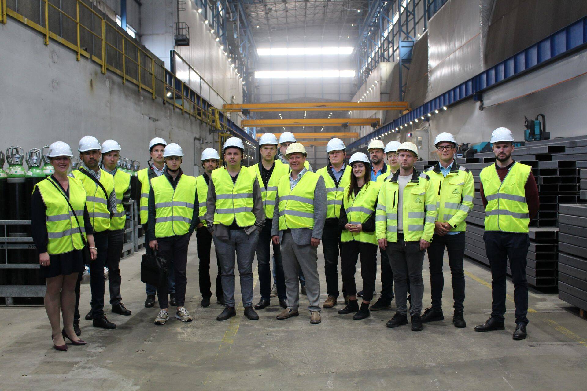 Tööstuse klubi 30. augustil metallitööstuses Exmet Services.