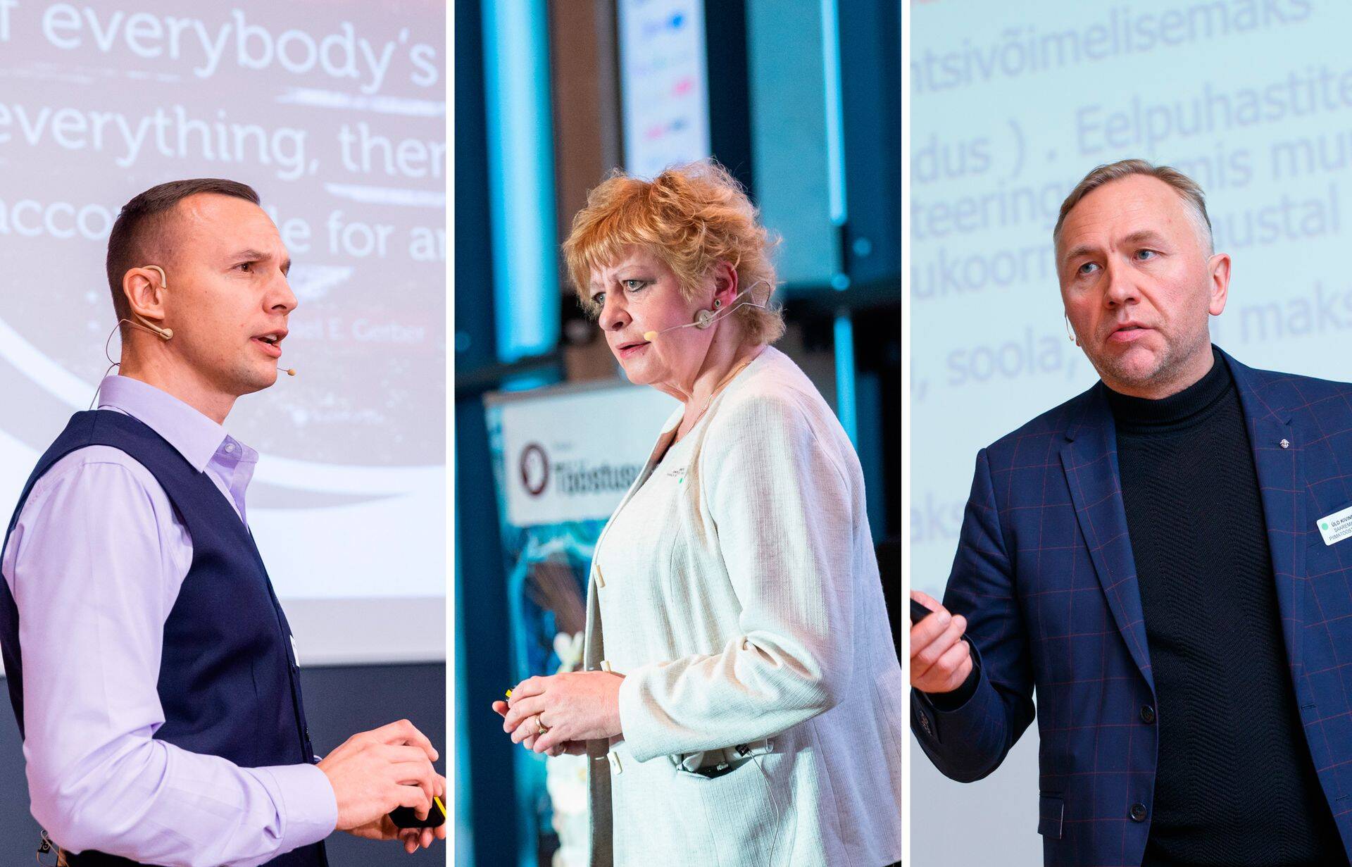 Hannes Laaser, Emöke Sogenbits ja Ülo Kivine.