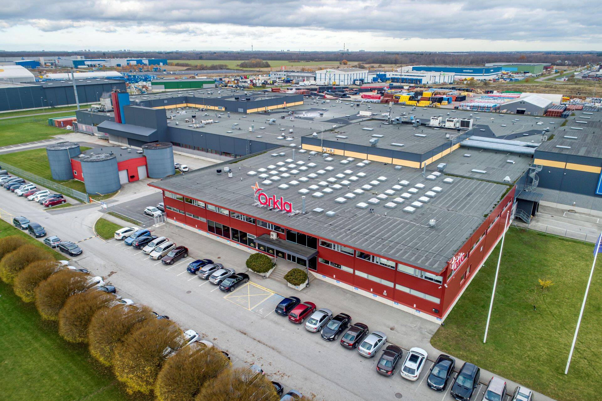 Orkla Eestile kuuluv Kalevi tehas Jüris.