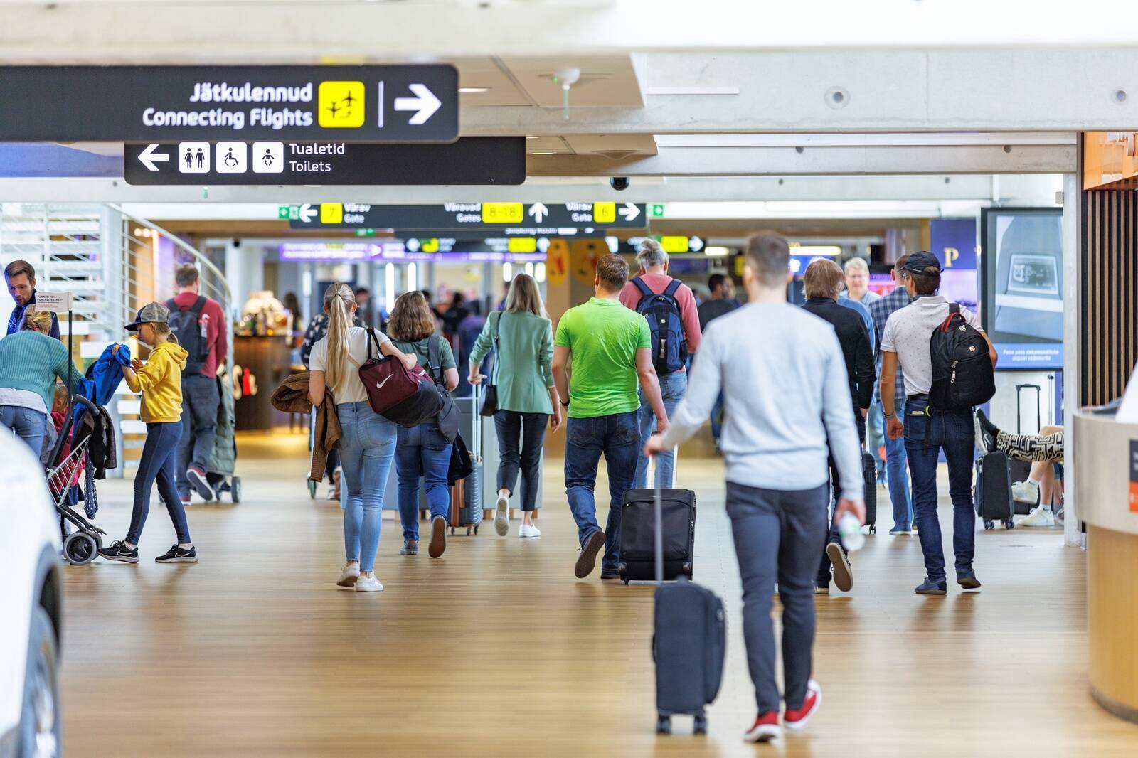 Больше всего пассажиров через Таллинн перевезли компании airBaltic, Ryanair и Lufthansa.