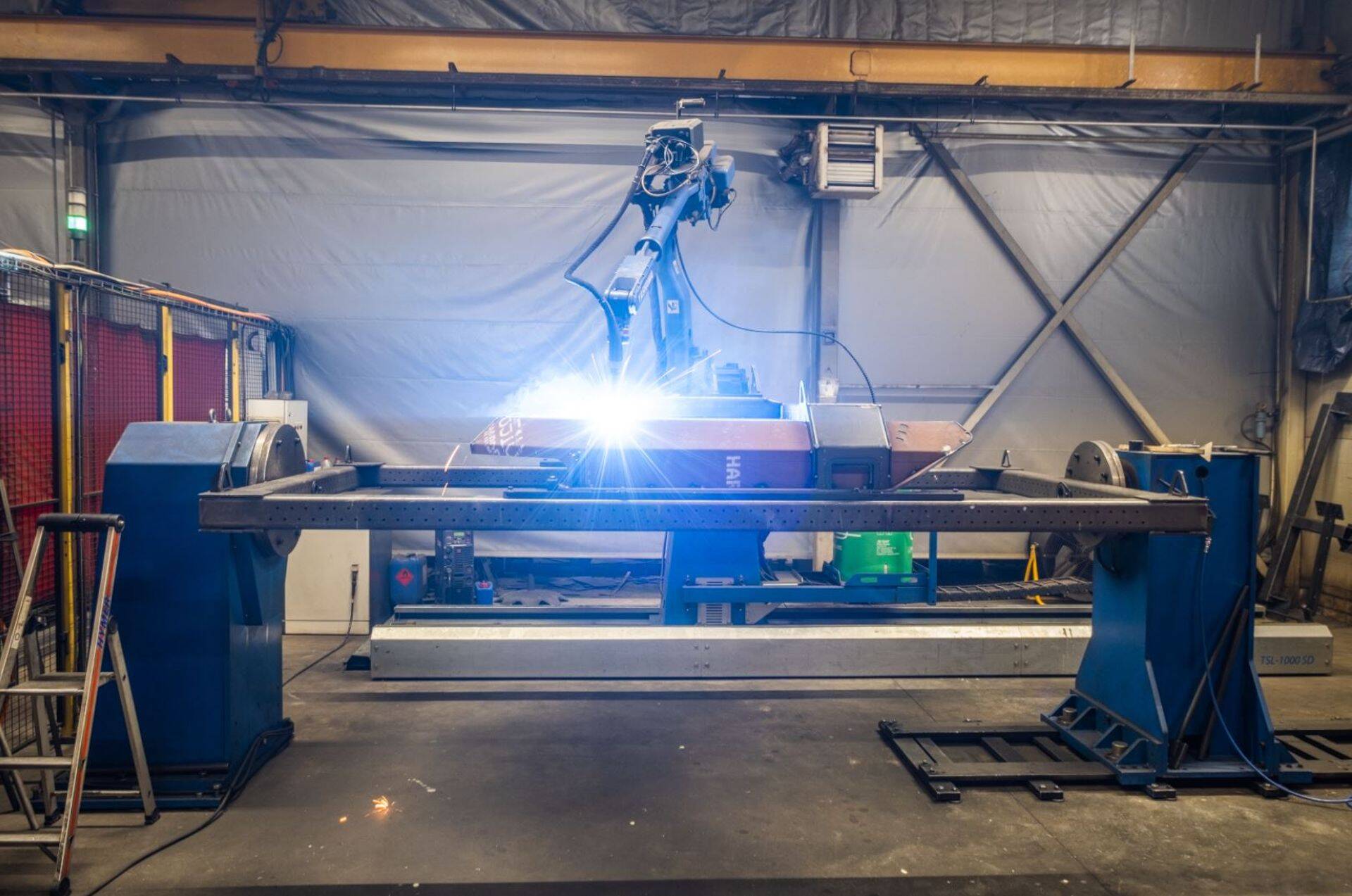 Keerukaid keevitustöid teeb nüüd EAS toetusel soetatud keevitusrobot.