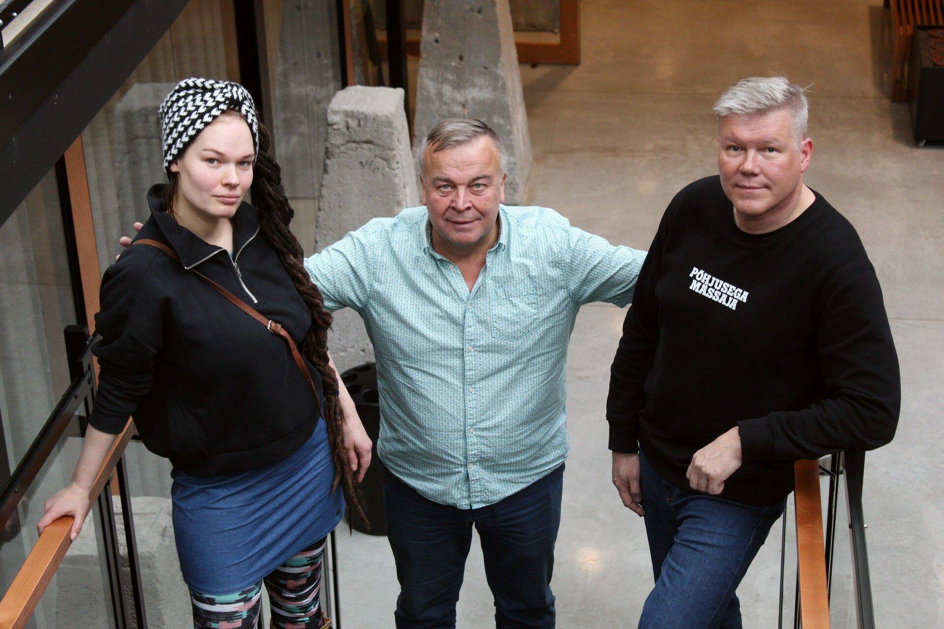 "Teeninduse teejuhi" saate külalised, parim teenindaja 2020 Triin Ollino, hea teeninduse kuu algataja Urmas Kõiv ja Tele2 müügitreener Veiko Reimand.