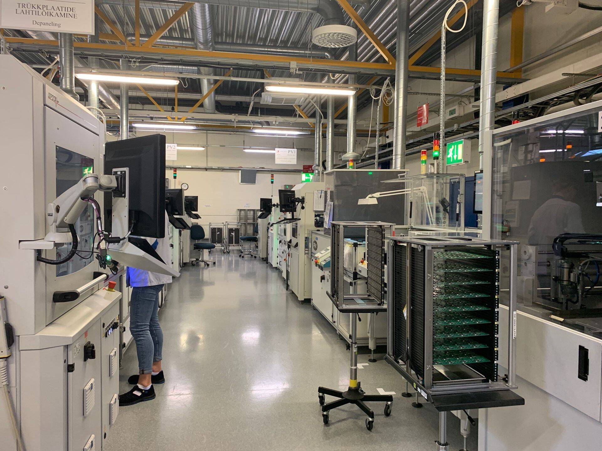 Tootmise trükkplaatide ettevalmistusliin